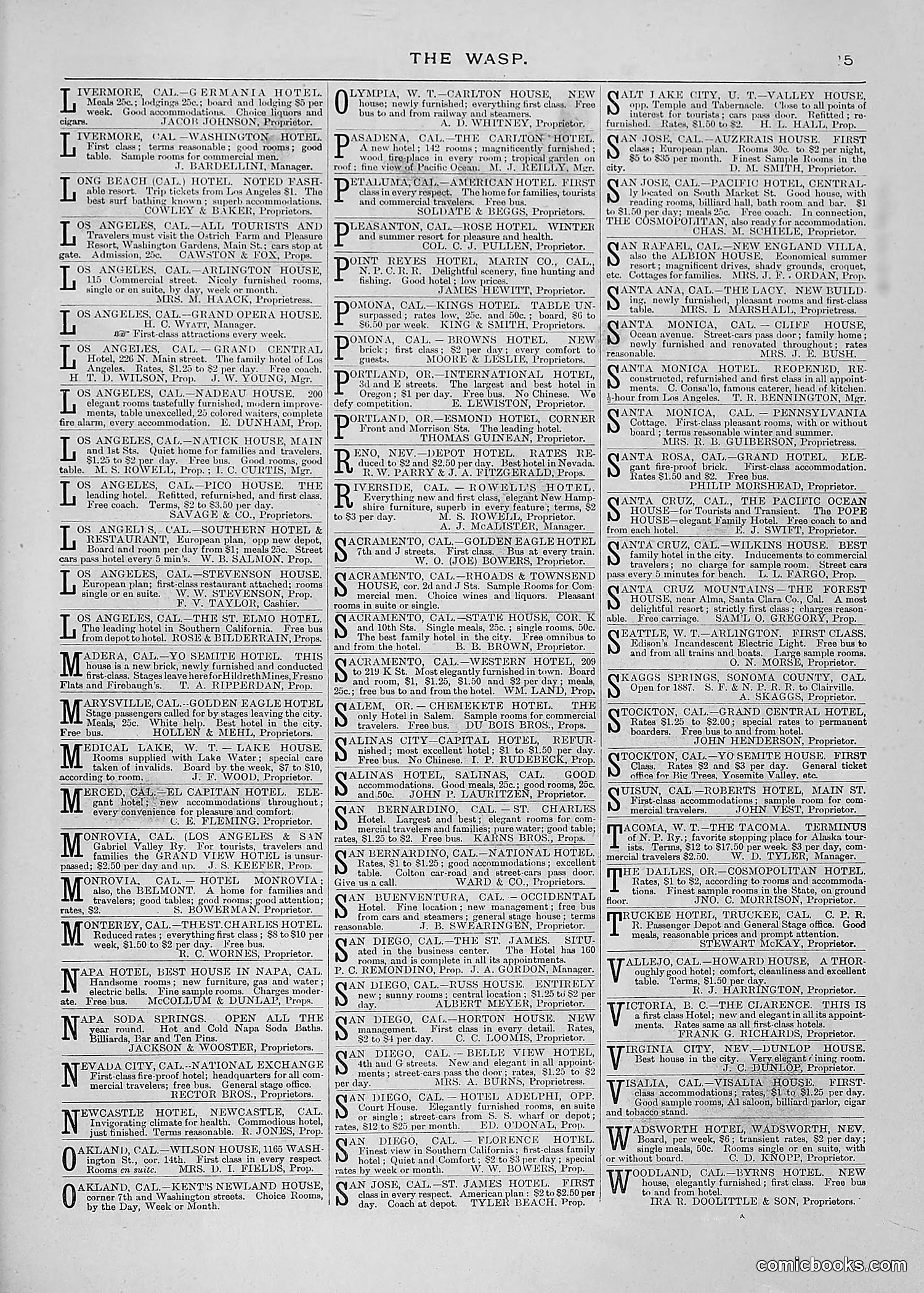 The Wasp — 1887 — page 40 of 512