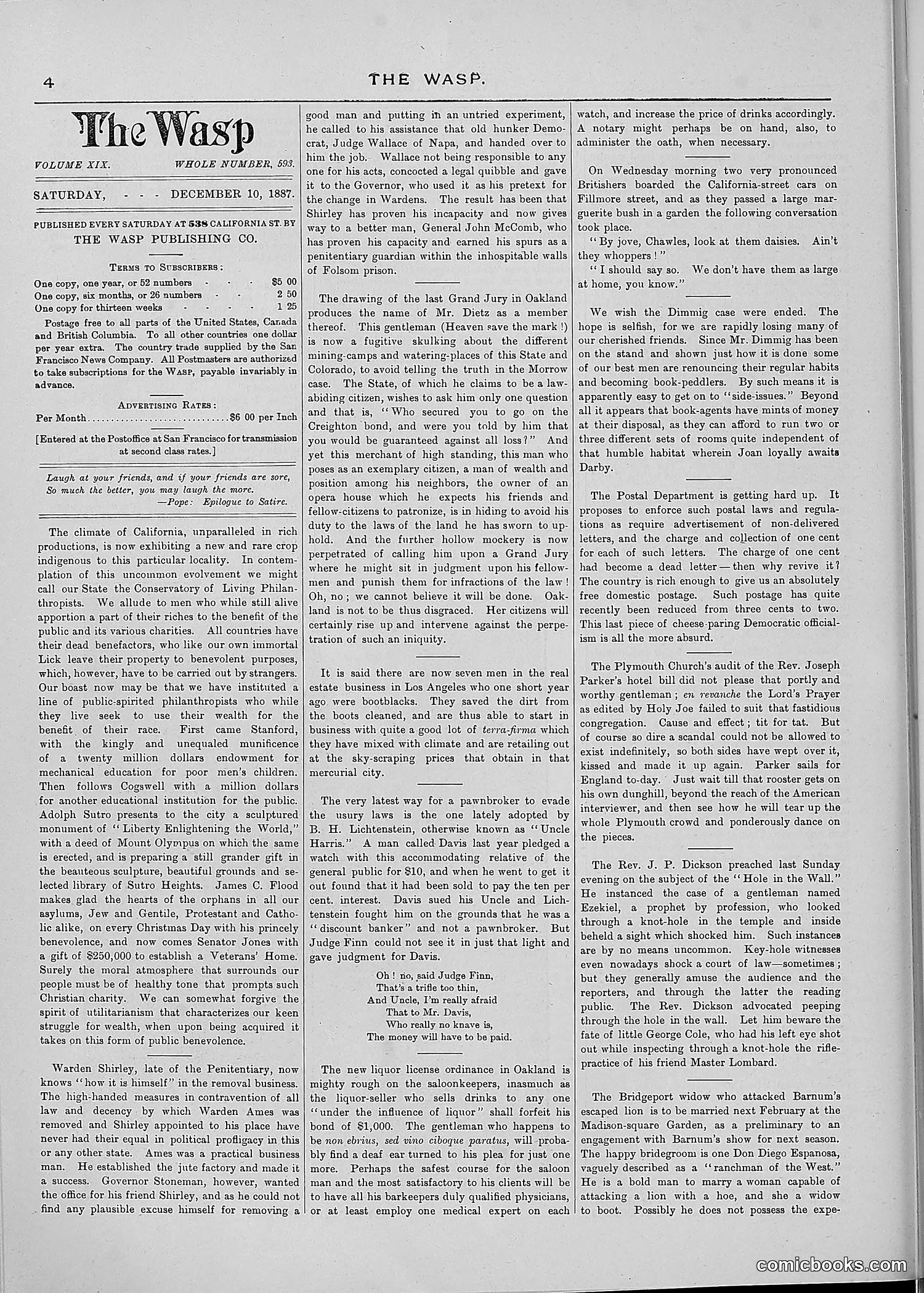 The Wasp — 1887 — page 411 of 512