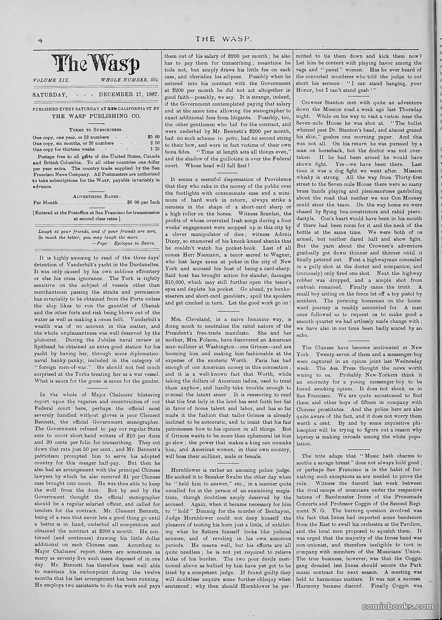 The Wasp — 1887 — page 431 of 512