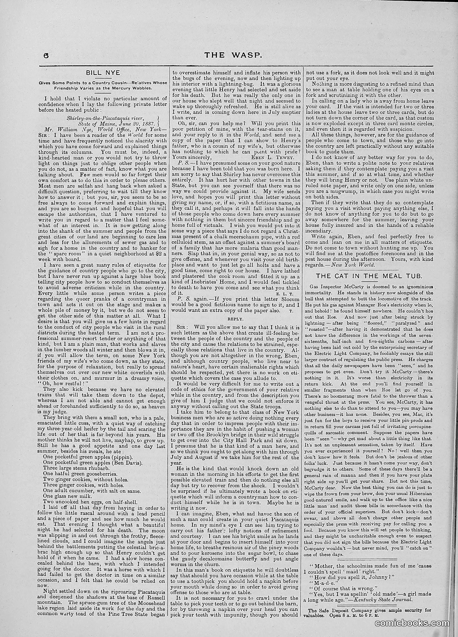 The Wasp — 1887 — page 51 of 512