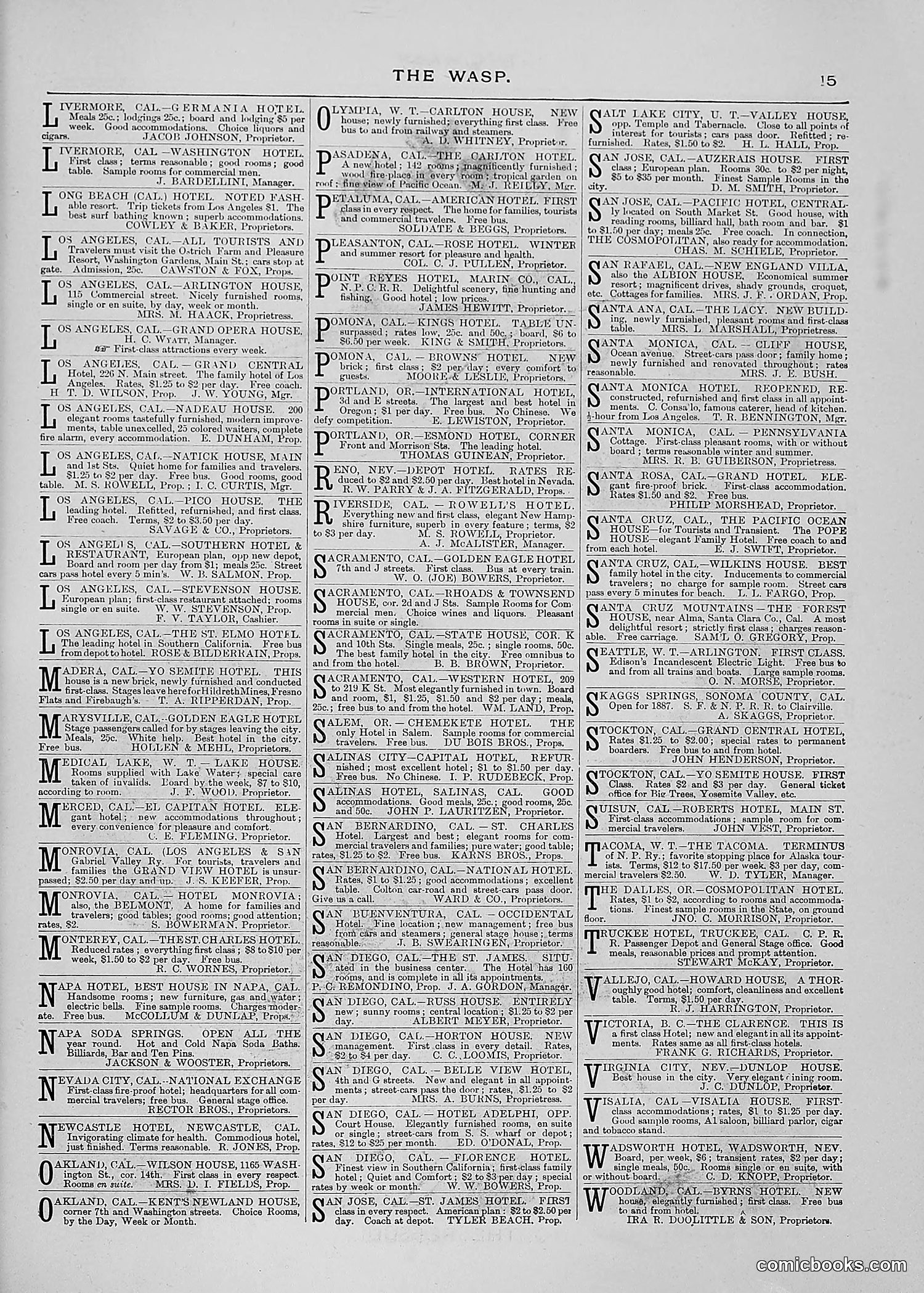 The Wasp — 1887 — page 60 of 512