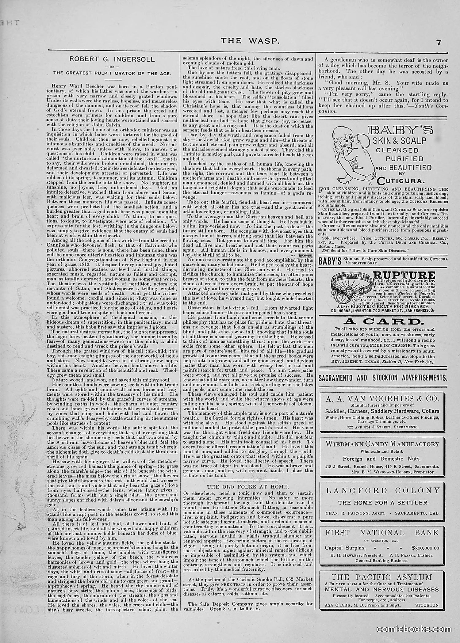The Wasp — 1887 — page 70 of 512