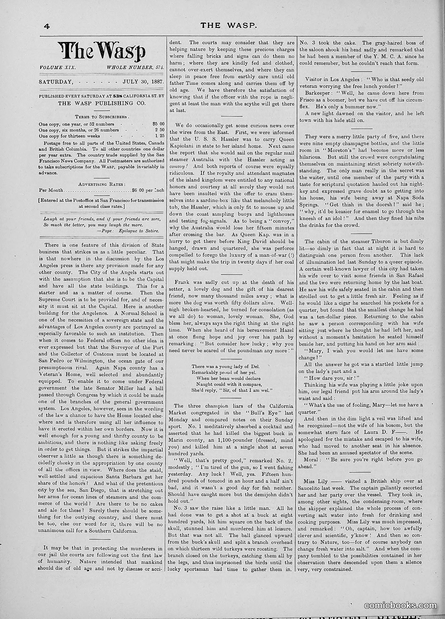 The Wasp — 1887 — page 87 of 512