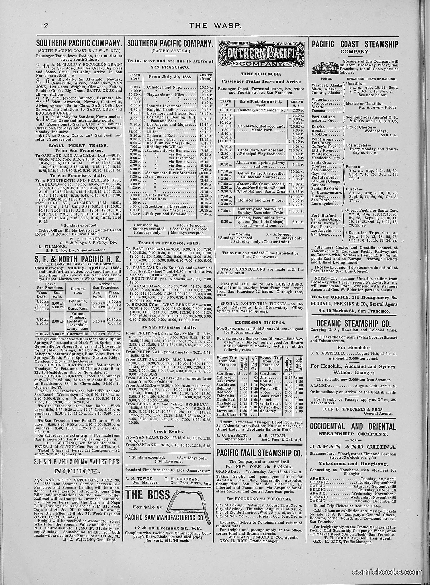 The Wasp — 1888 — page 101 of 552