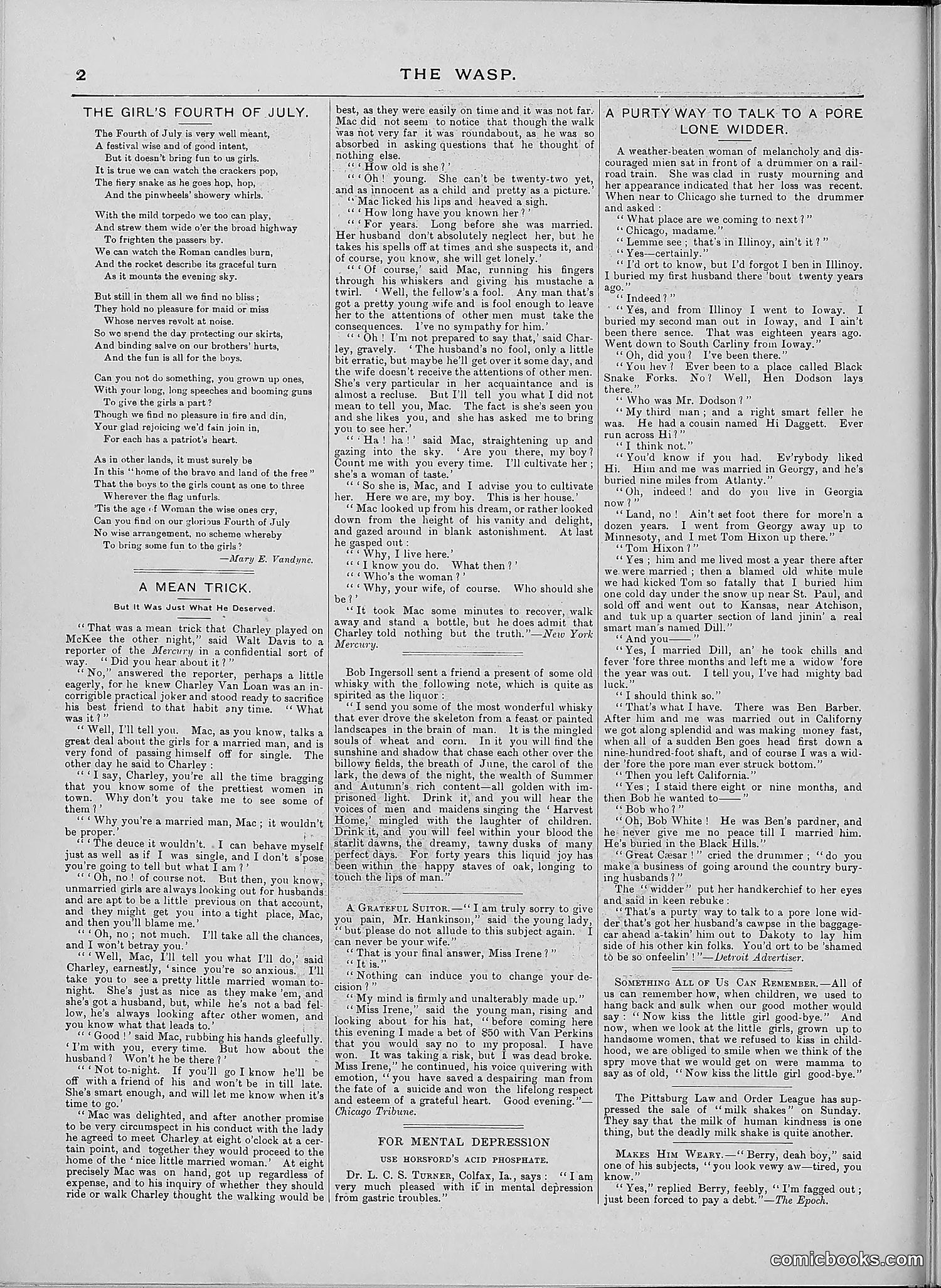 The Wasp — 1888 — page 111 of 552