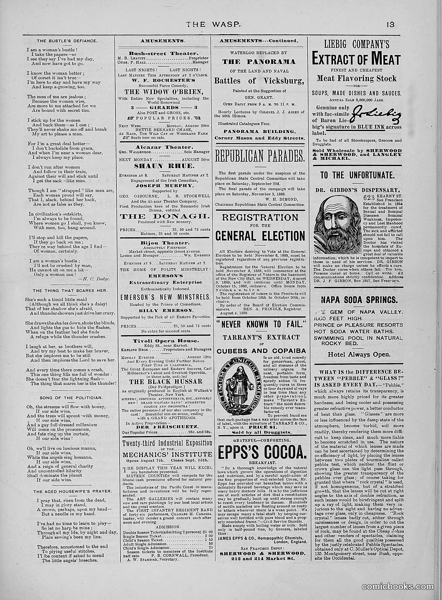 The Wasp — 1888 — page 142 of 552