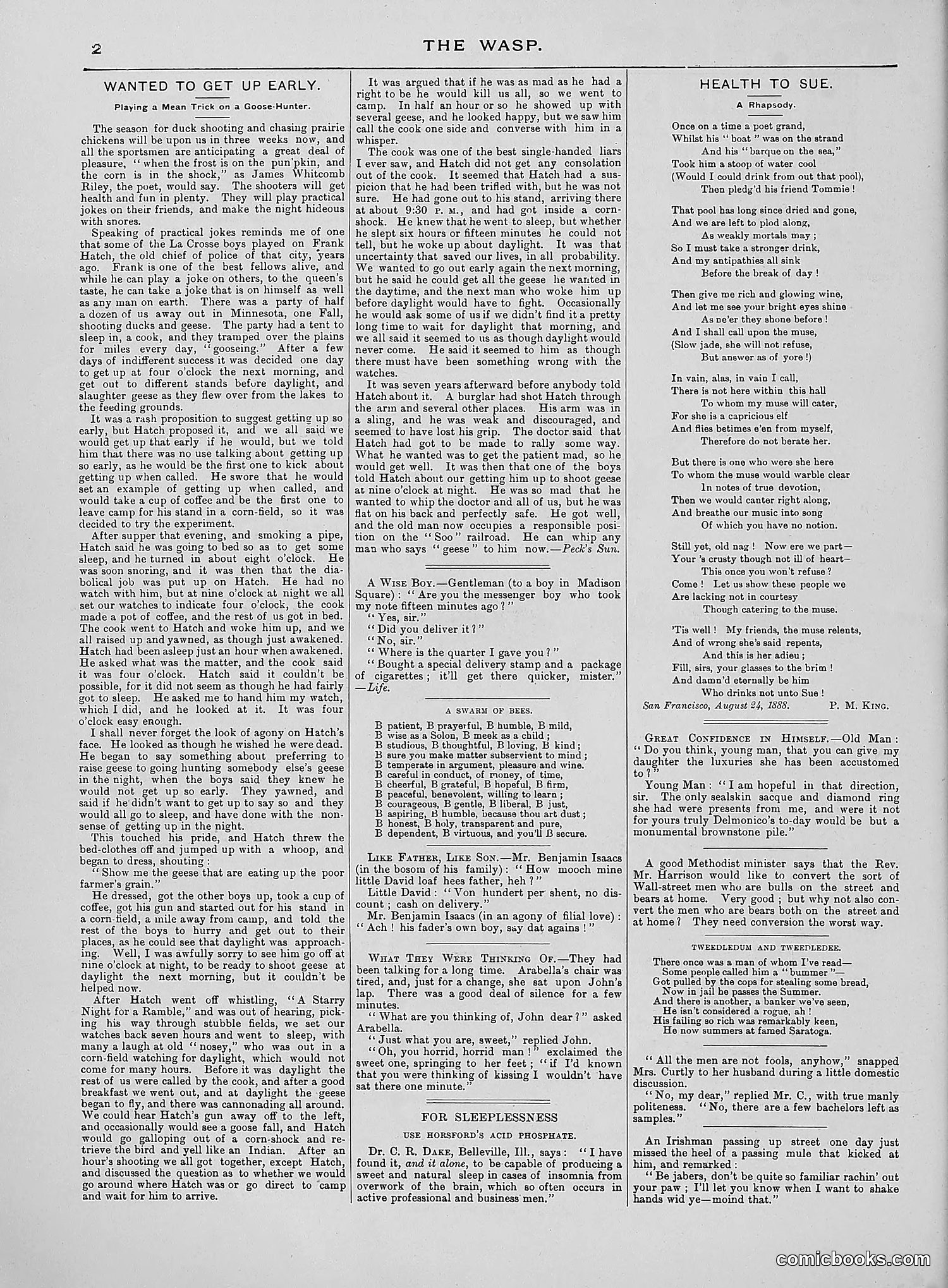 The Wasp — 1888 — page 151 of 552
