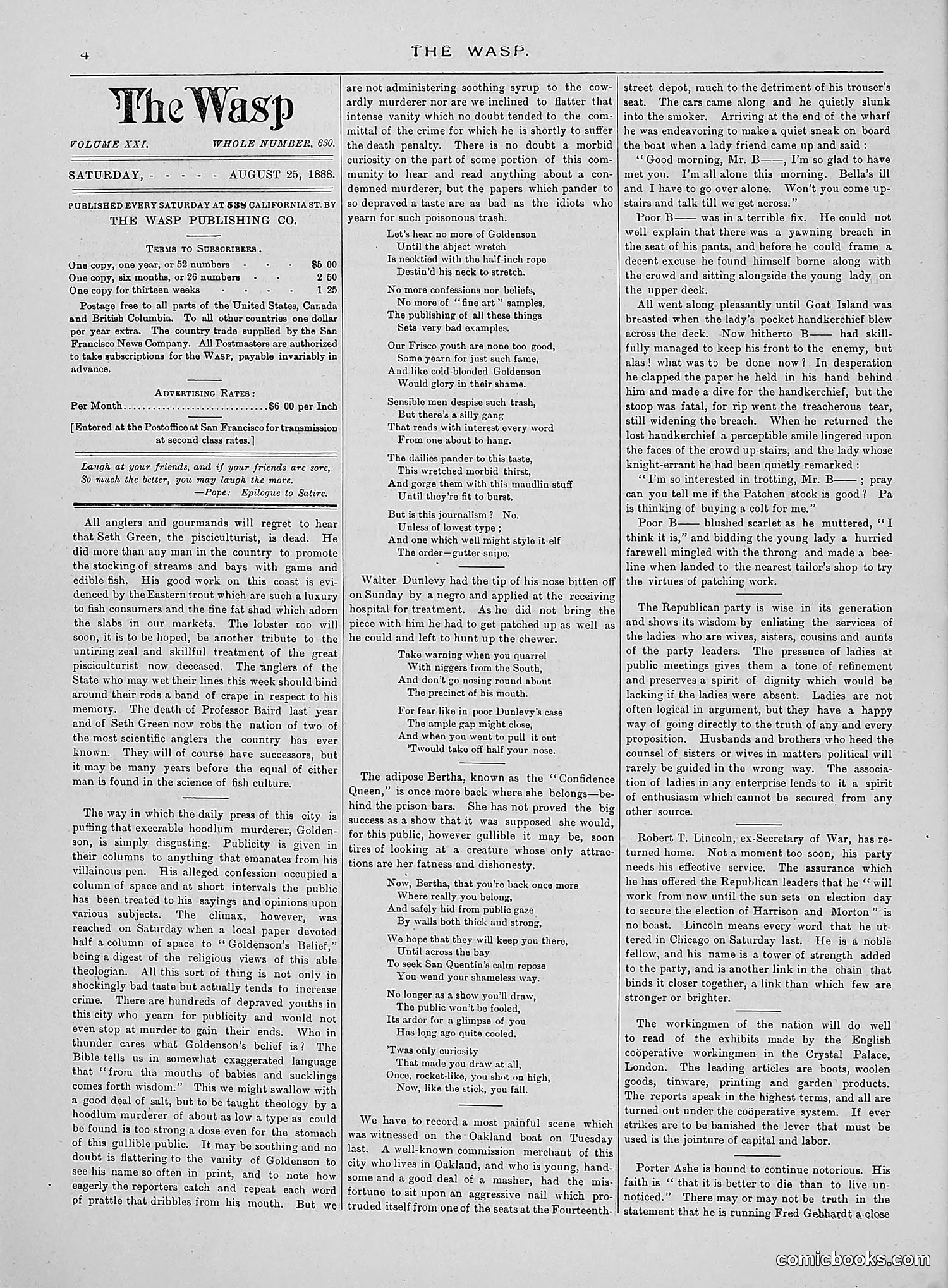 The Wasp — 1888 — page 153 of 552