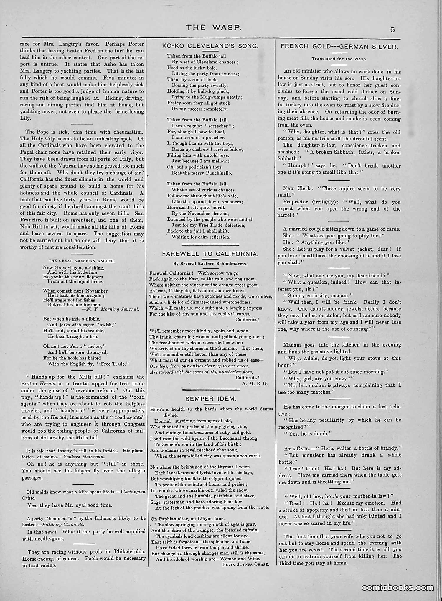 The Wasp — 1888 — page 154 of 552