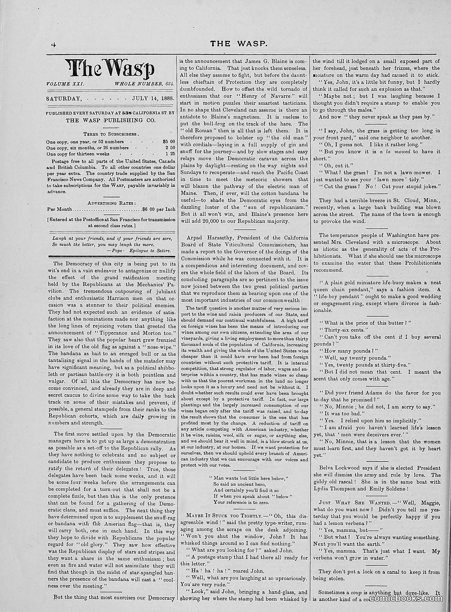 The Wasp — 1888 — page 33 of 552
