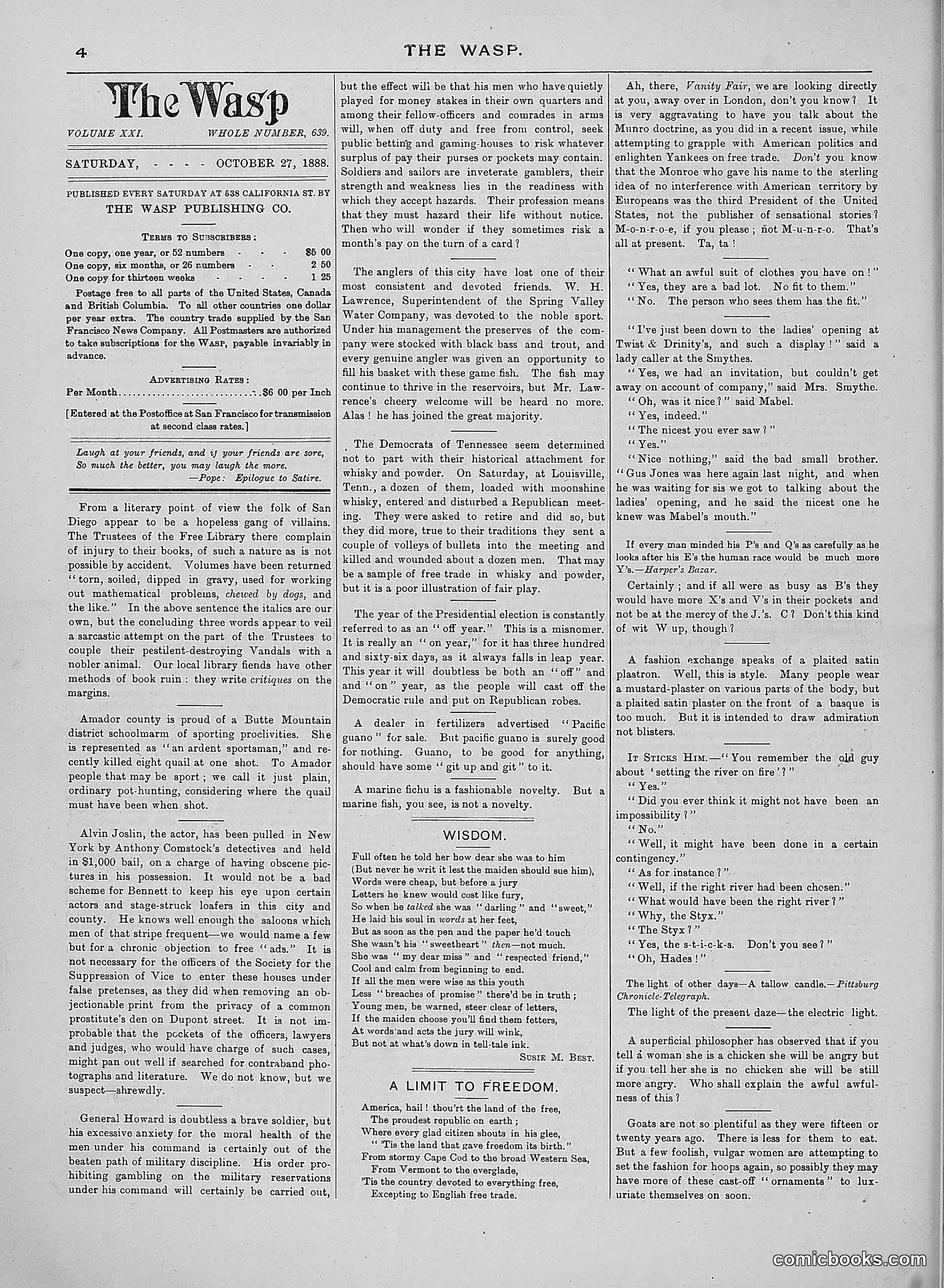 The Wasp — 1888 — page 333 of 552