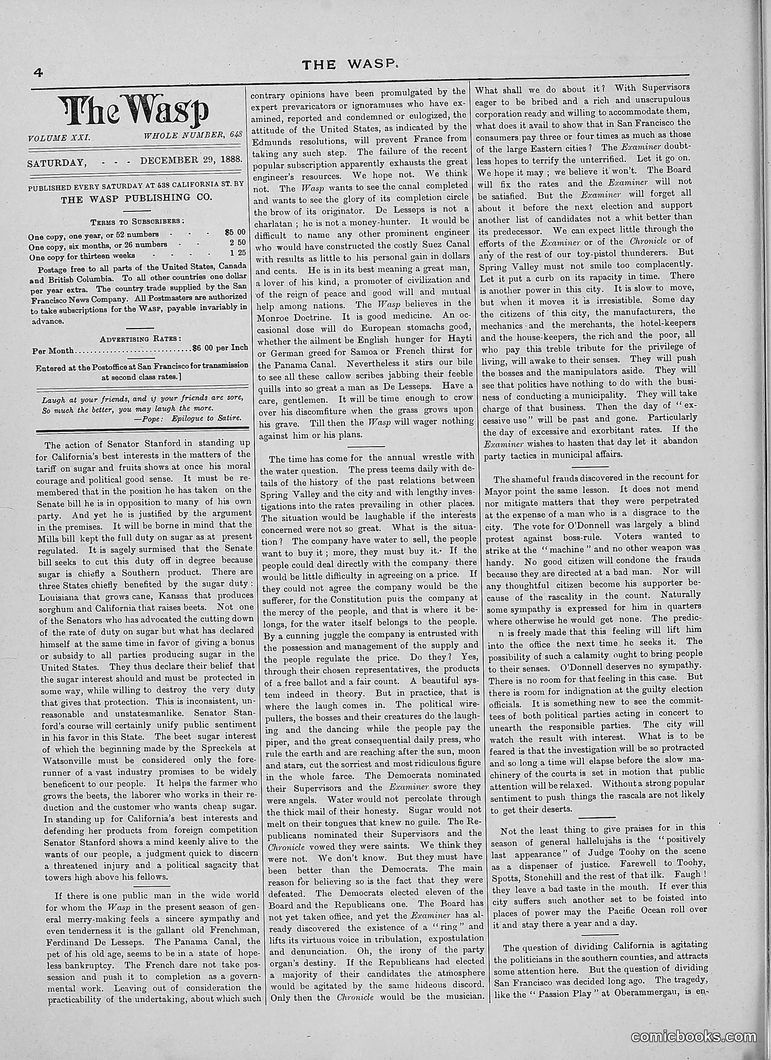 The Wasp — 1888 — page 533 of 552