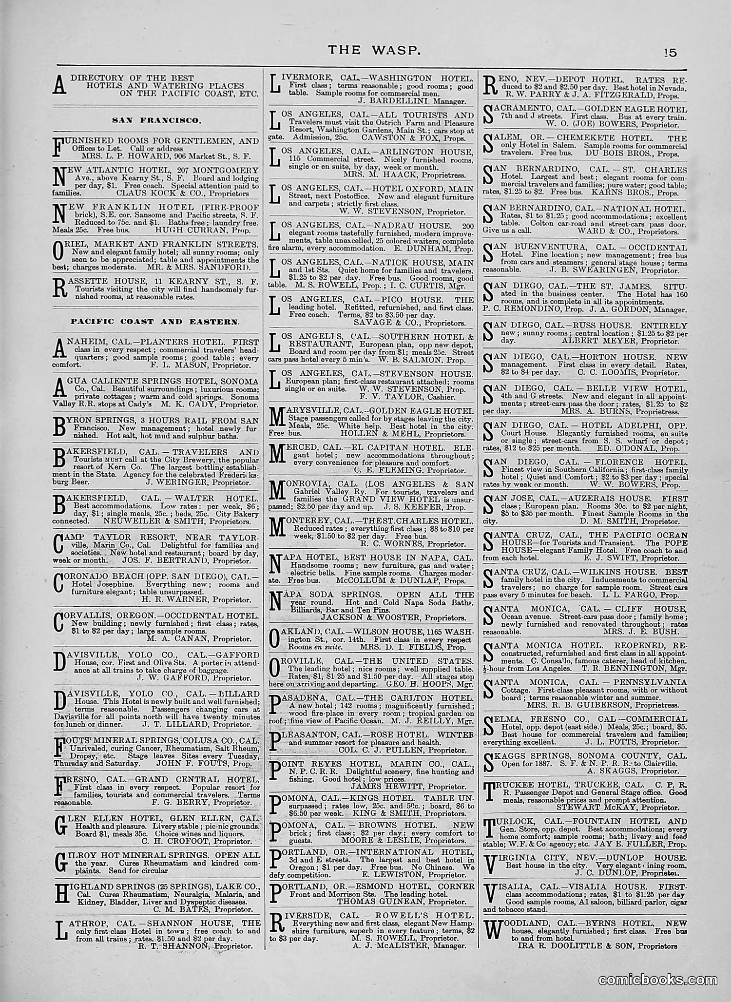 The Wasp — 1888 — page 64 of 552