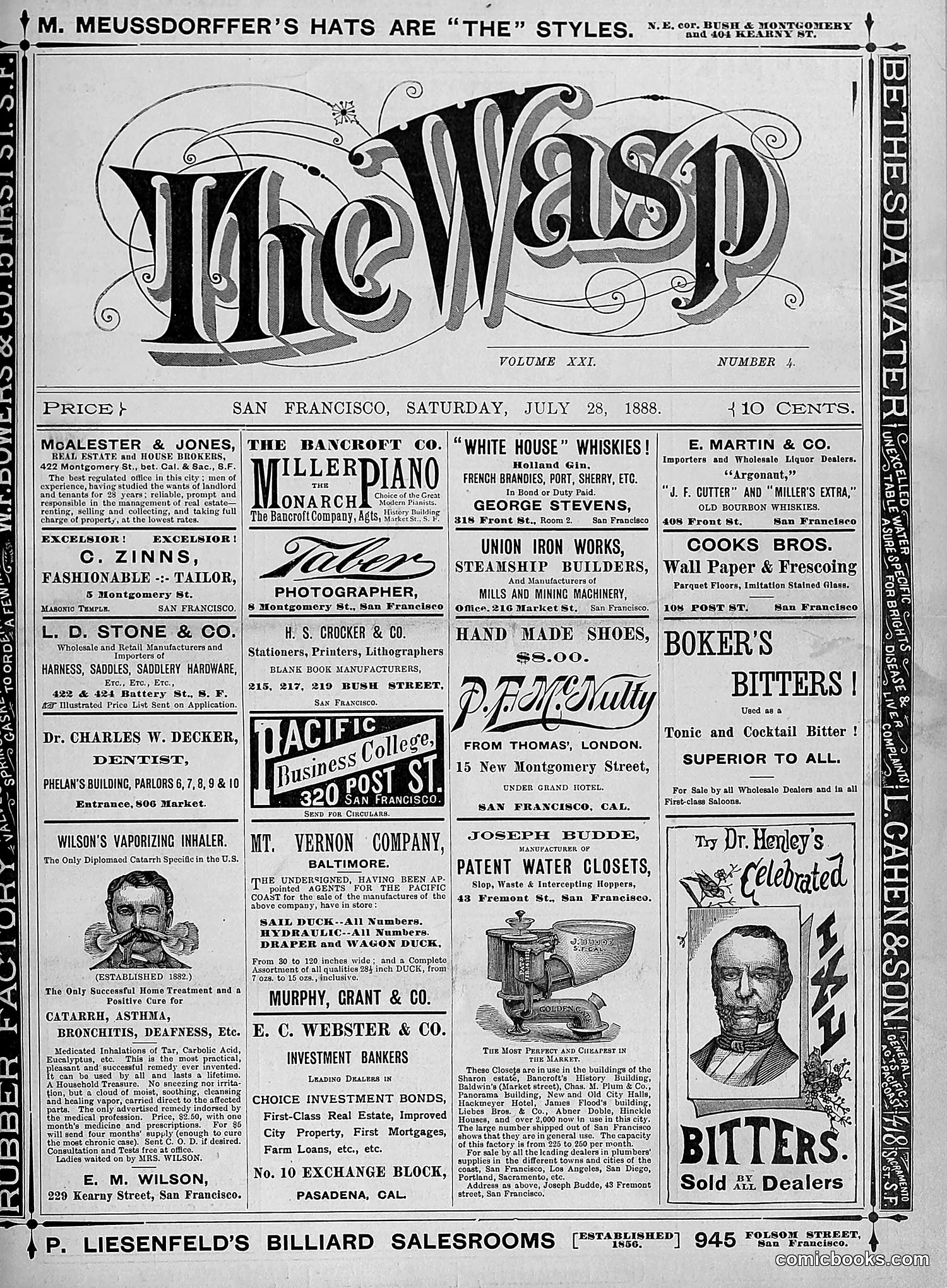 The Wasp — 1888 — page 68 of 552