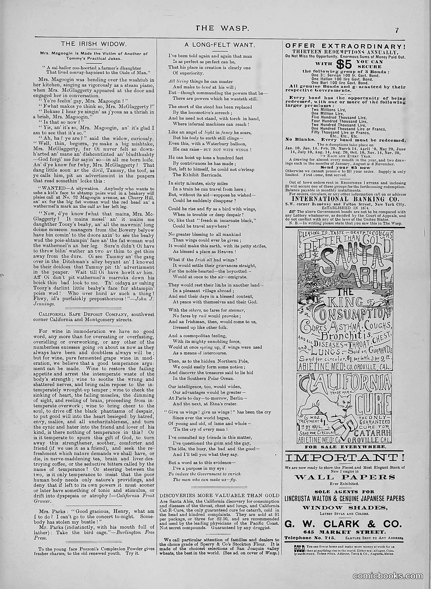 The Wasp — 1888 — page 76 of 552