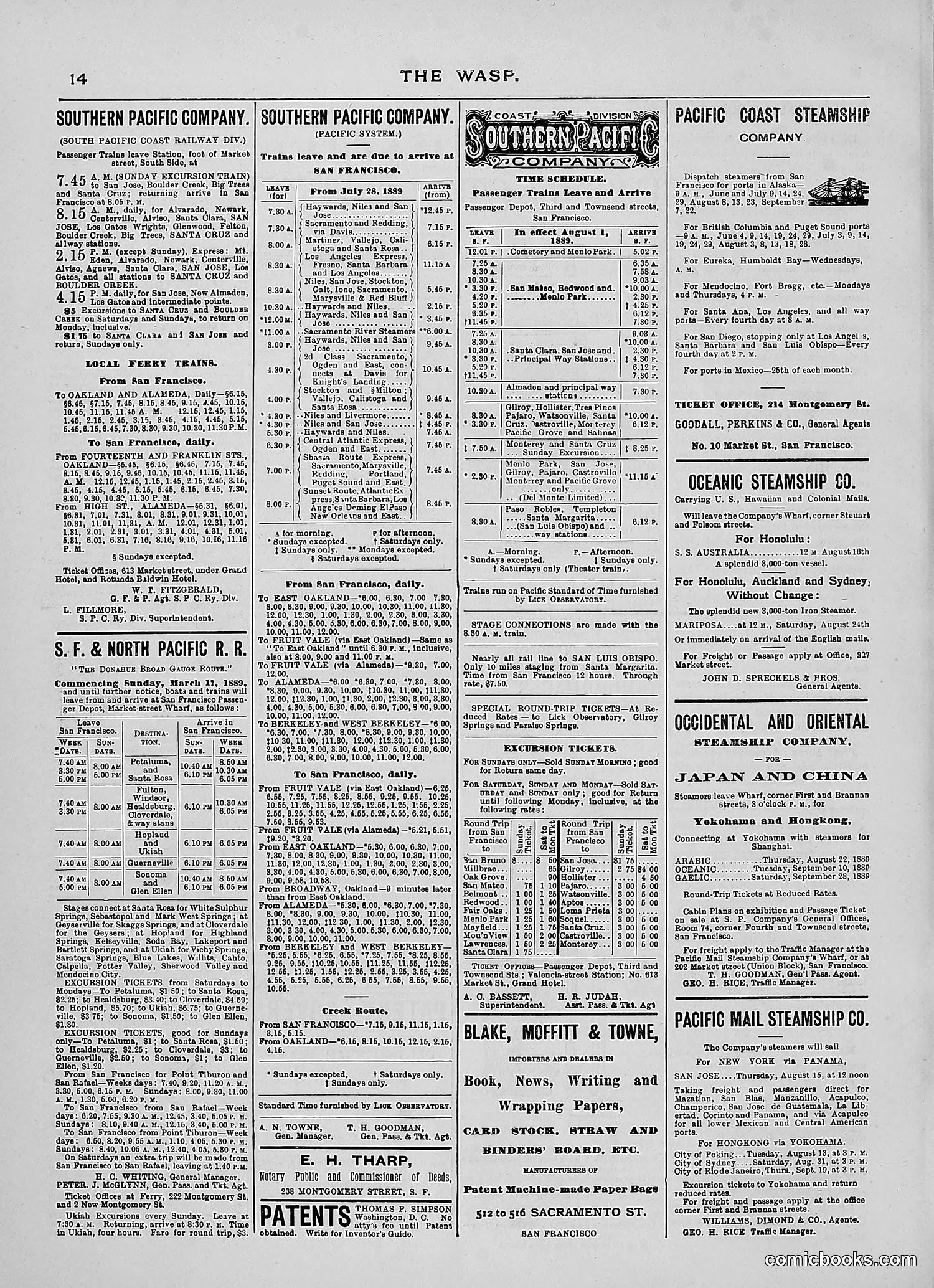 The Wasp — 1889 — page 109 of 450
