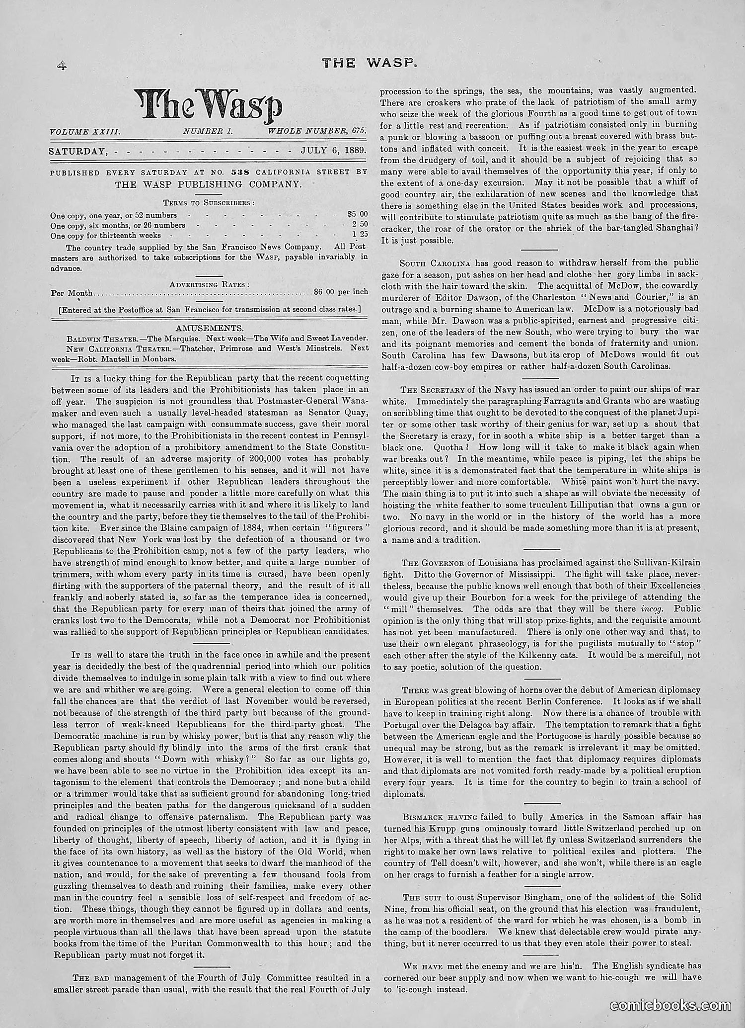 The Wasp — 1889 — page 15 of 450