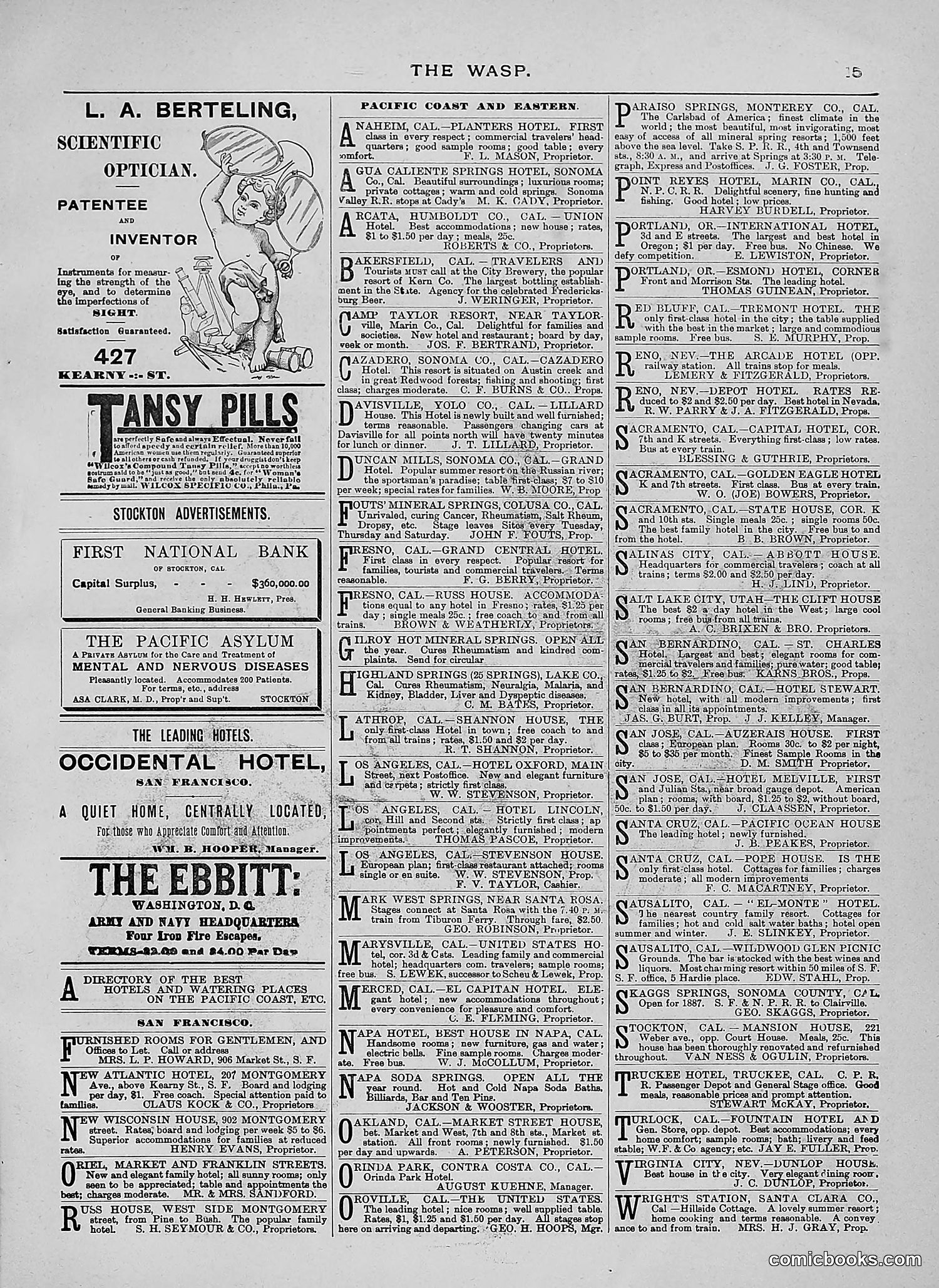 The Wasp — 1889 — page 144 of 450