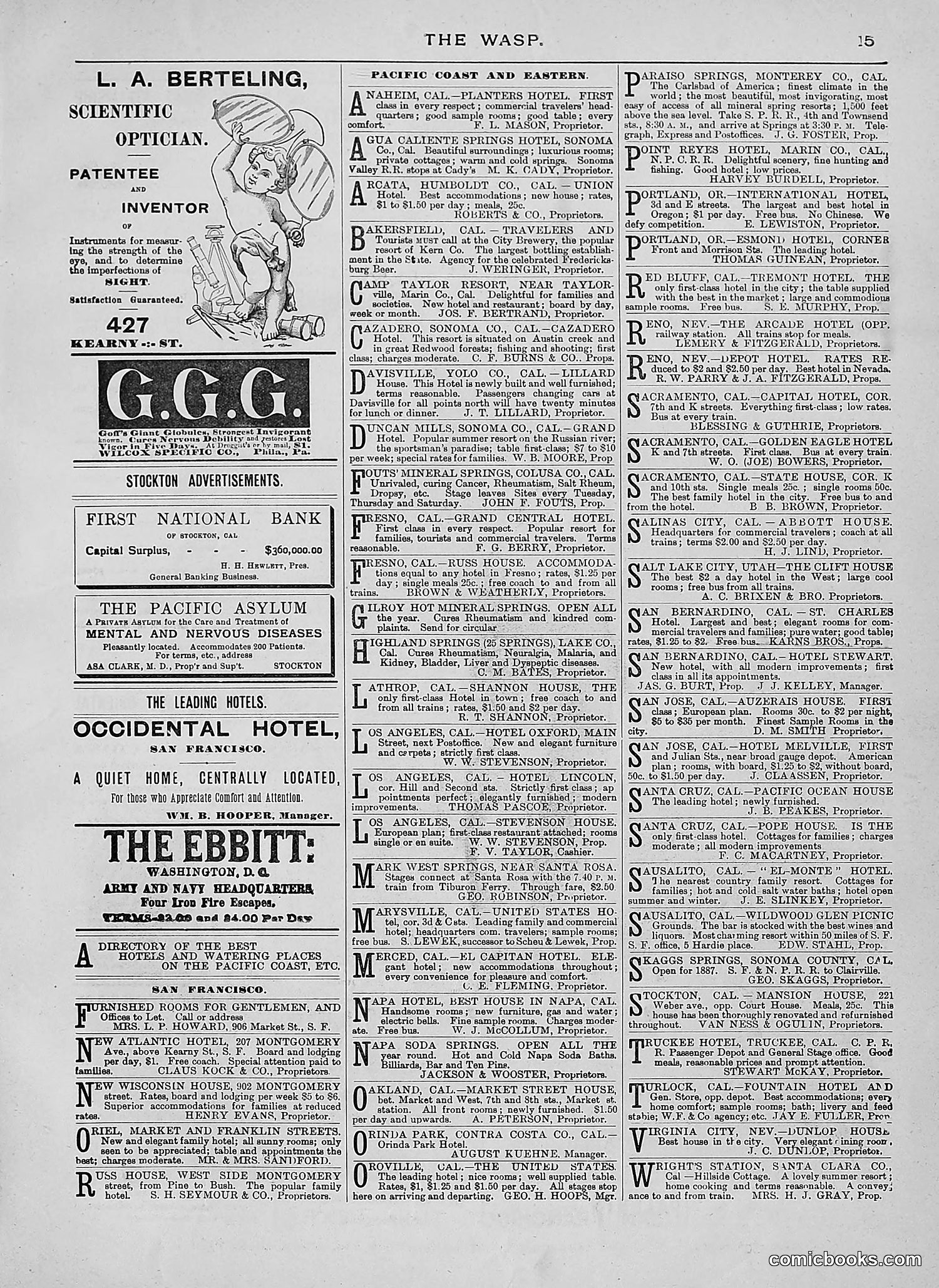 The Wasp — 1889 — page 160 of 450