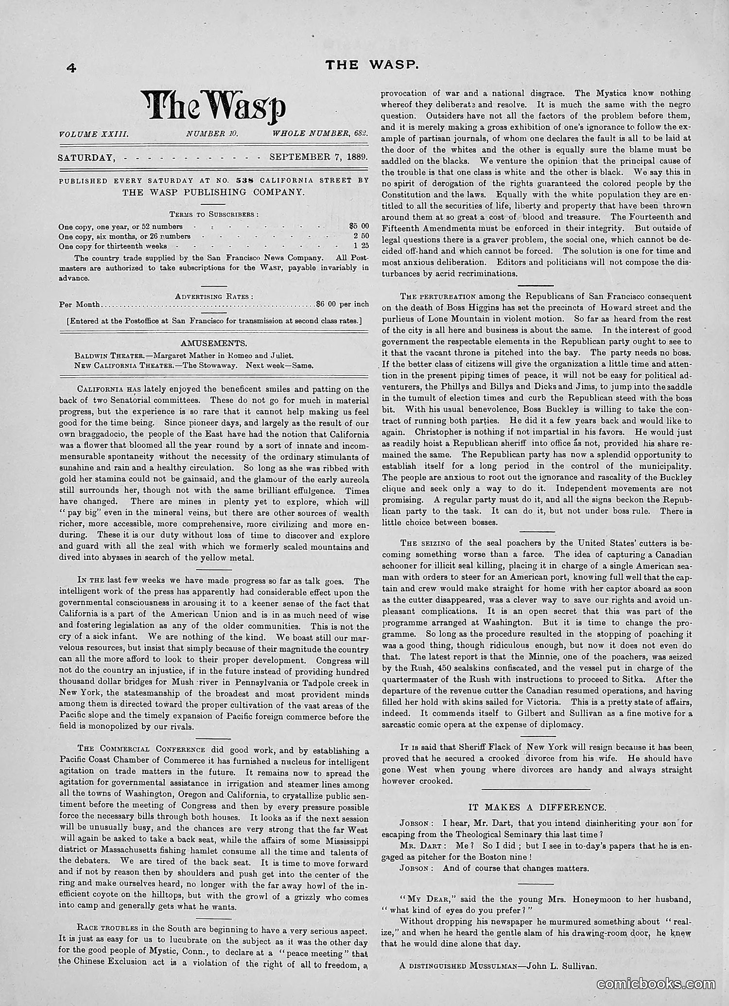 The Wasp — 1889 — page 165 of 450
