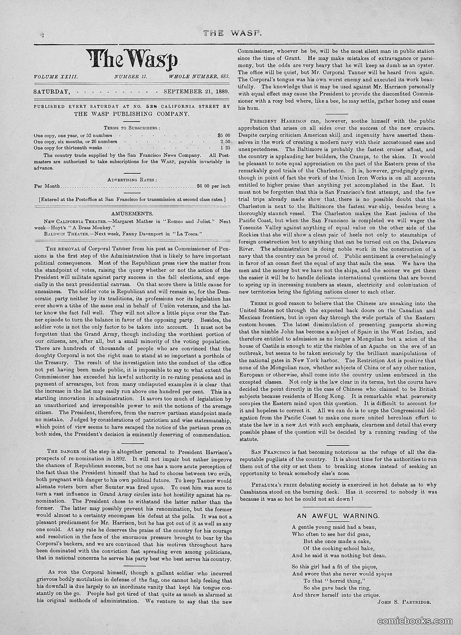 The Wasp — 1889 — page 199 of 450
