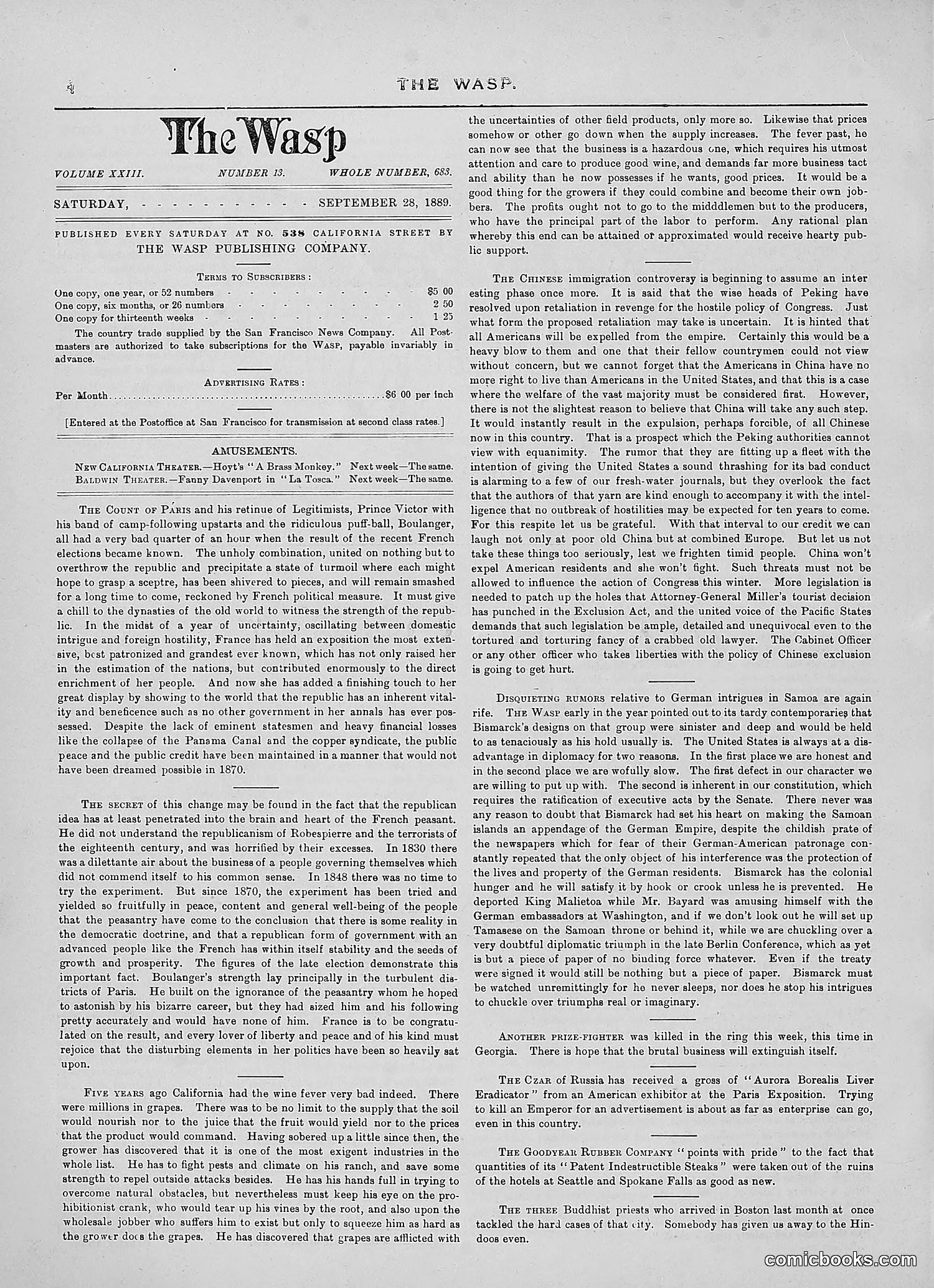 The Wasp — 1889 — page 215 of 450