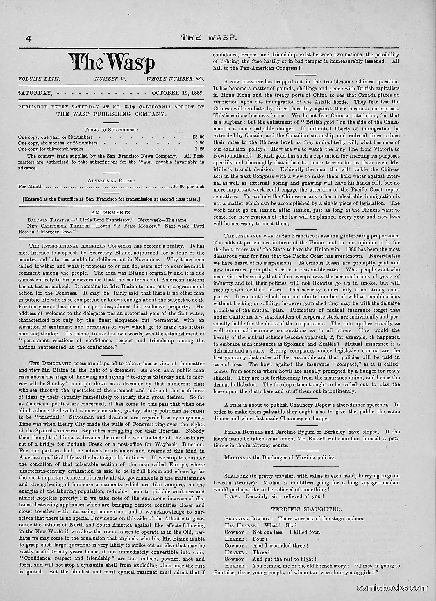 The Wasp — 1889 — page 247 of 450