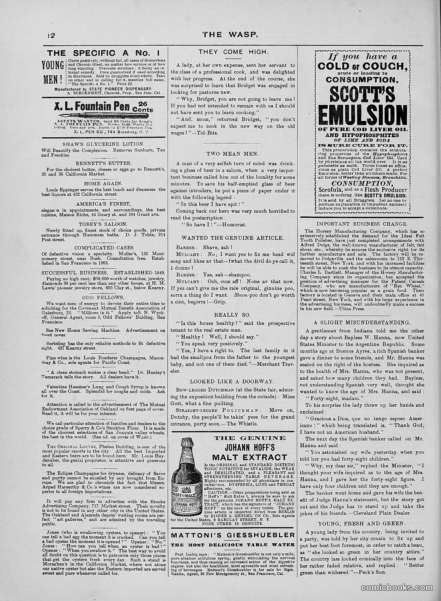 The Wasp — 1889 — page 305 of 450