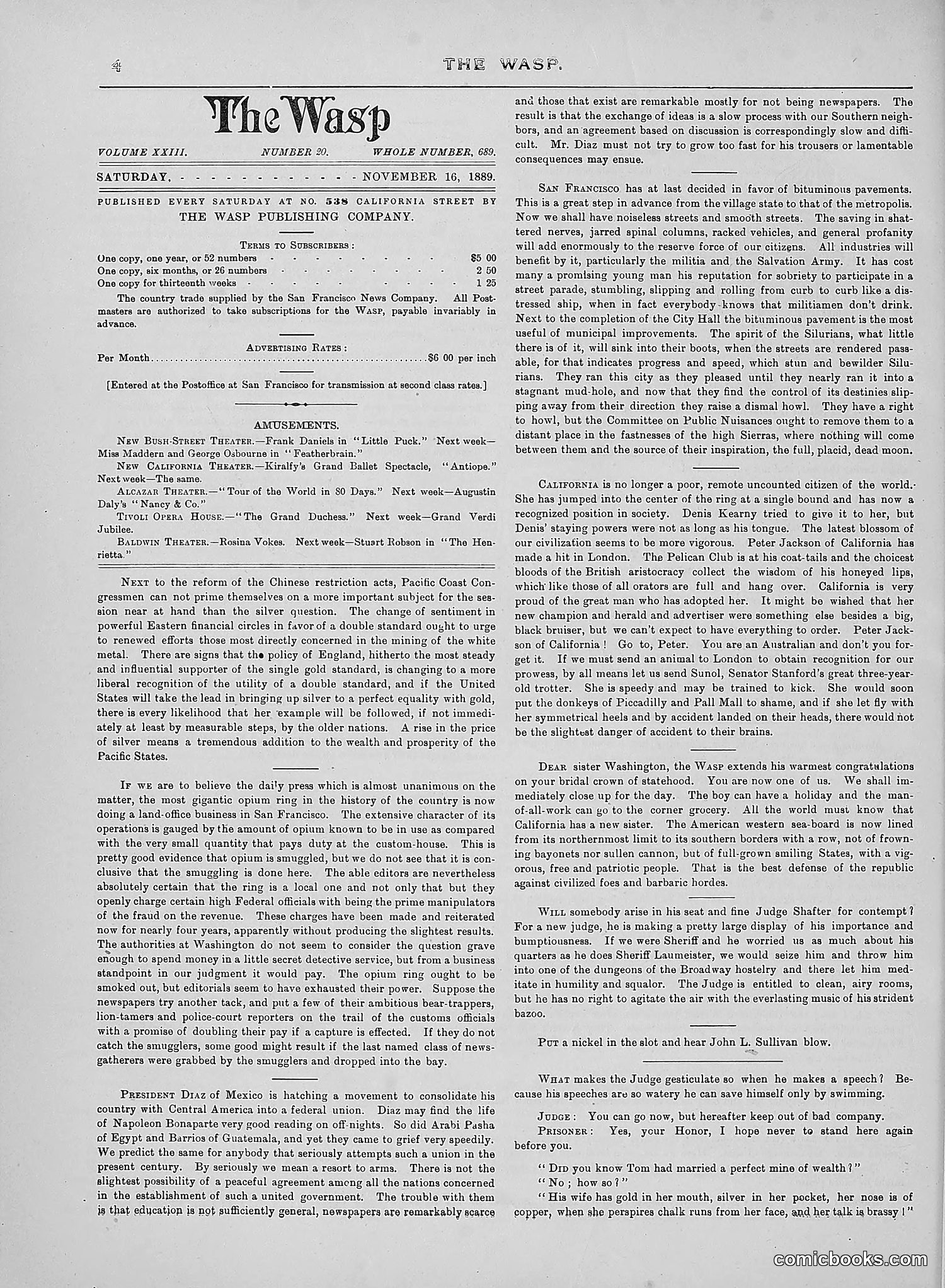 The Wasp — 1889 — page 331 of 450