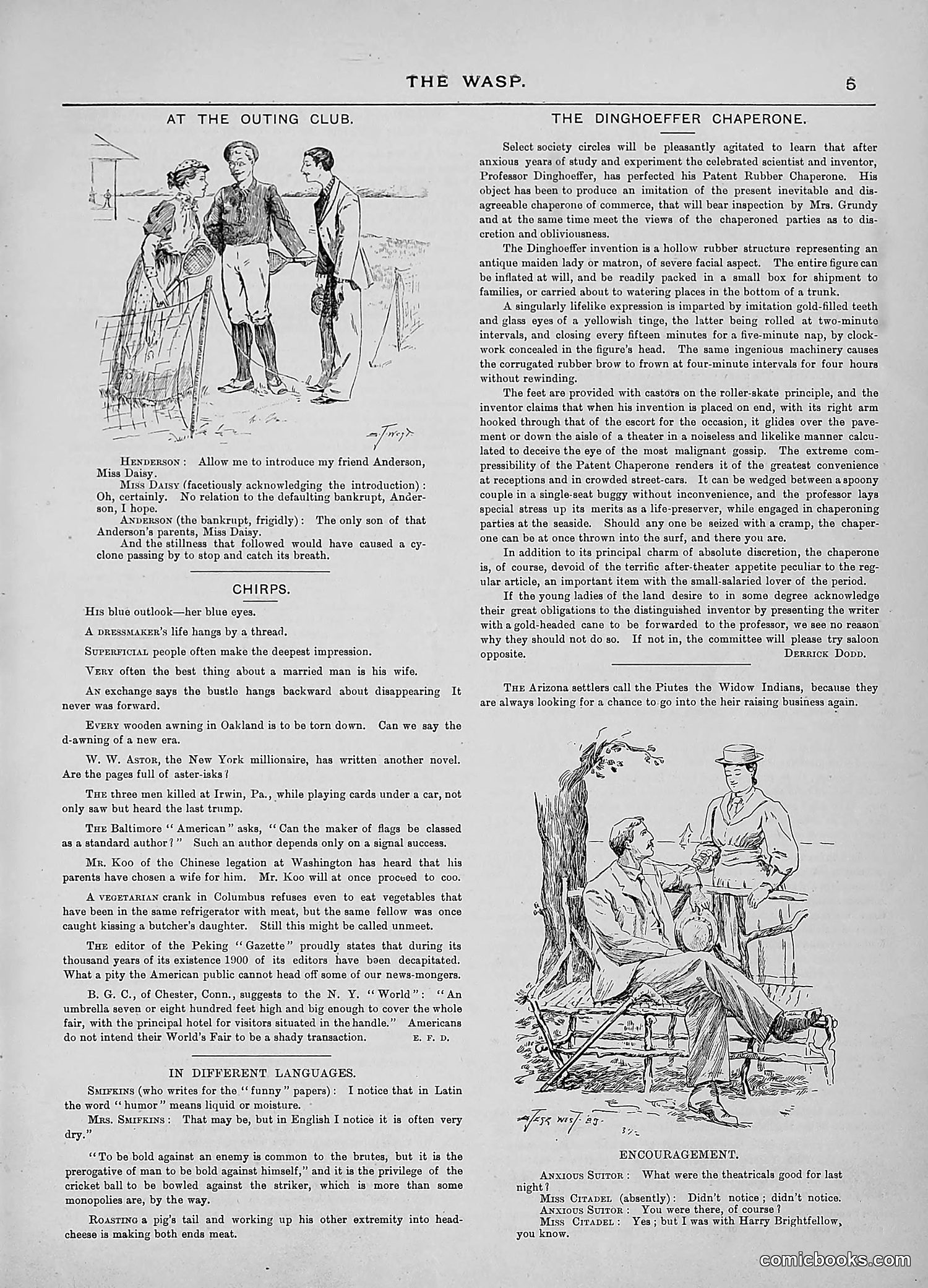The Wasp — 1889 — page 350 of 450