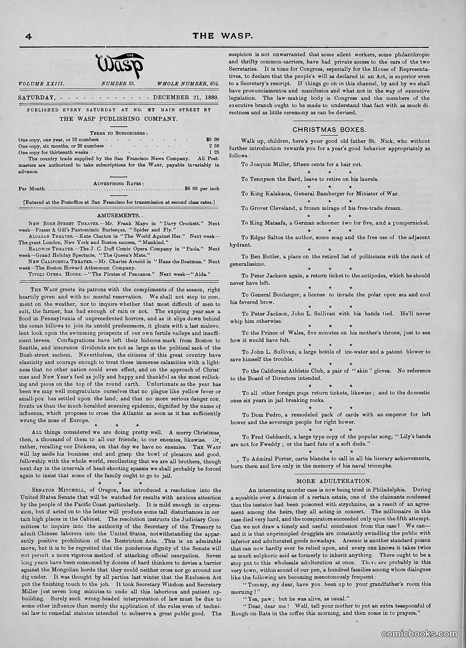 The Wasp — 1889 — page 405 of 450