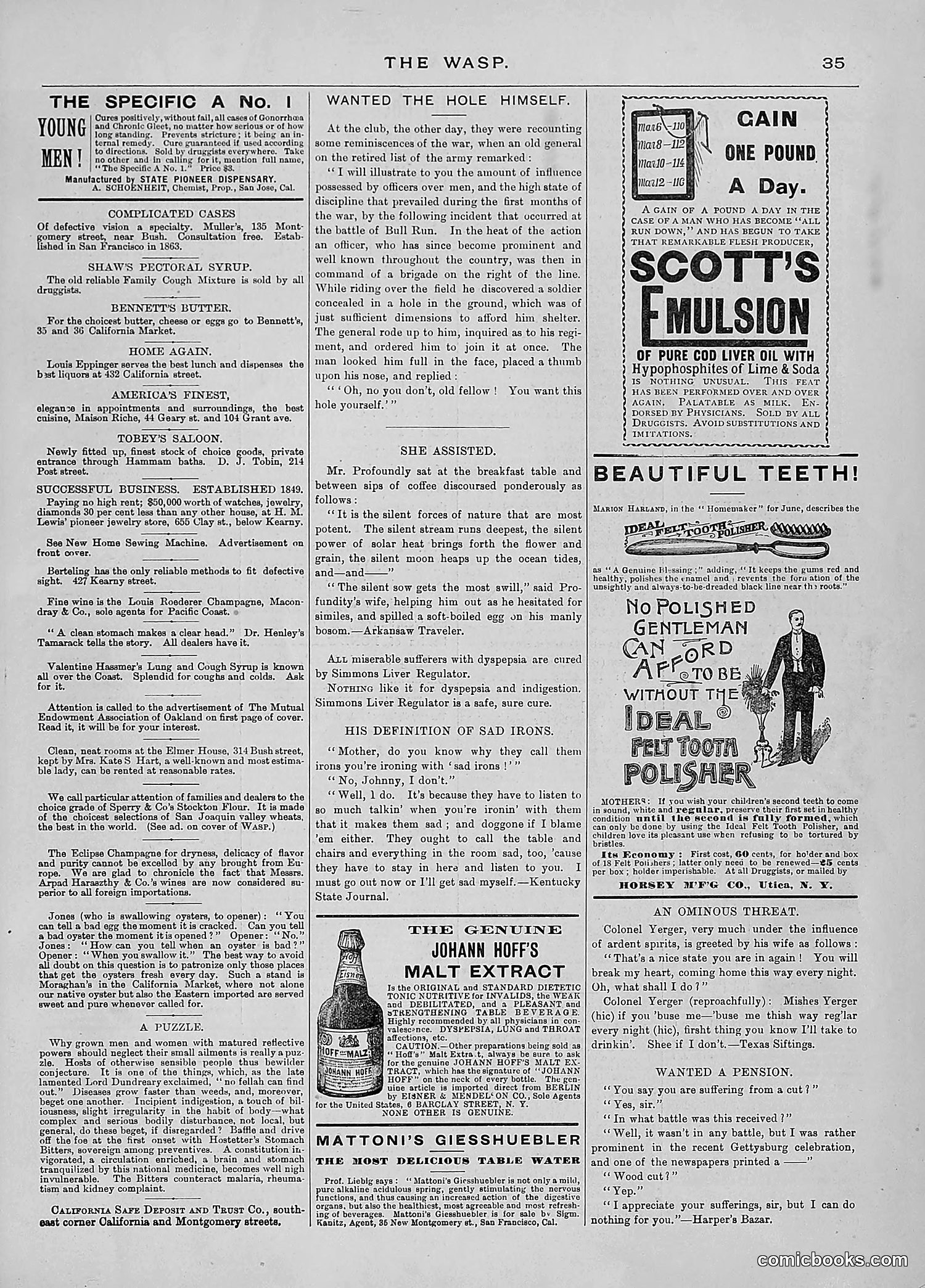 The Wasp — 1889 — page 446 of 450