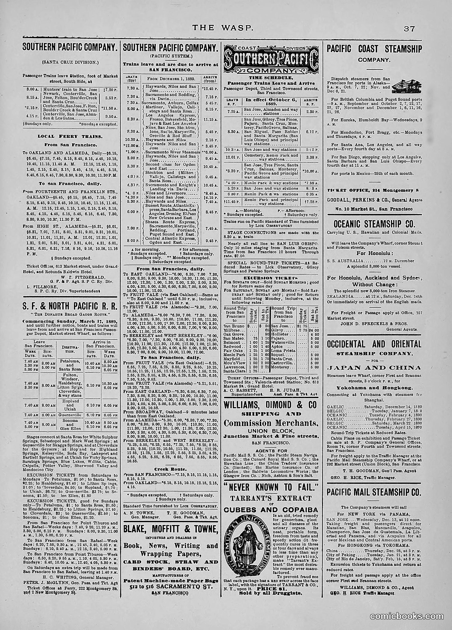 The Wasp — 1889 — page 448 of 450