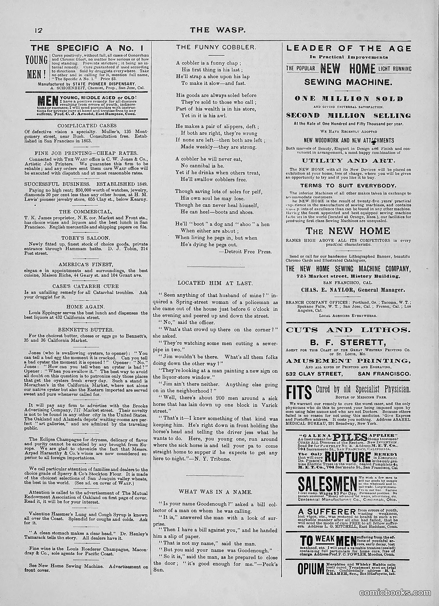 The Wasp — 1889 — page 73 of 450