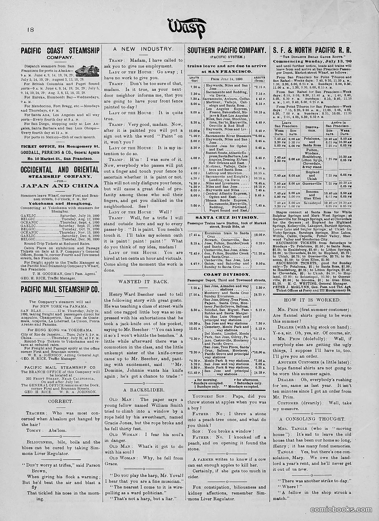 The Wasp — 1890 — page 109 of 504