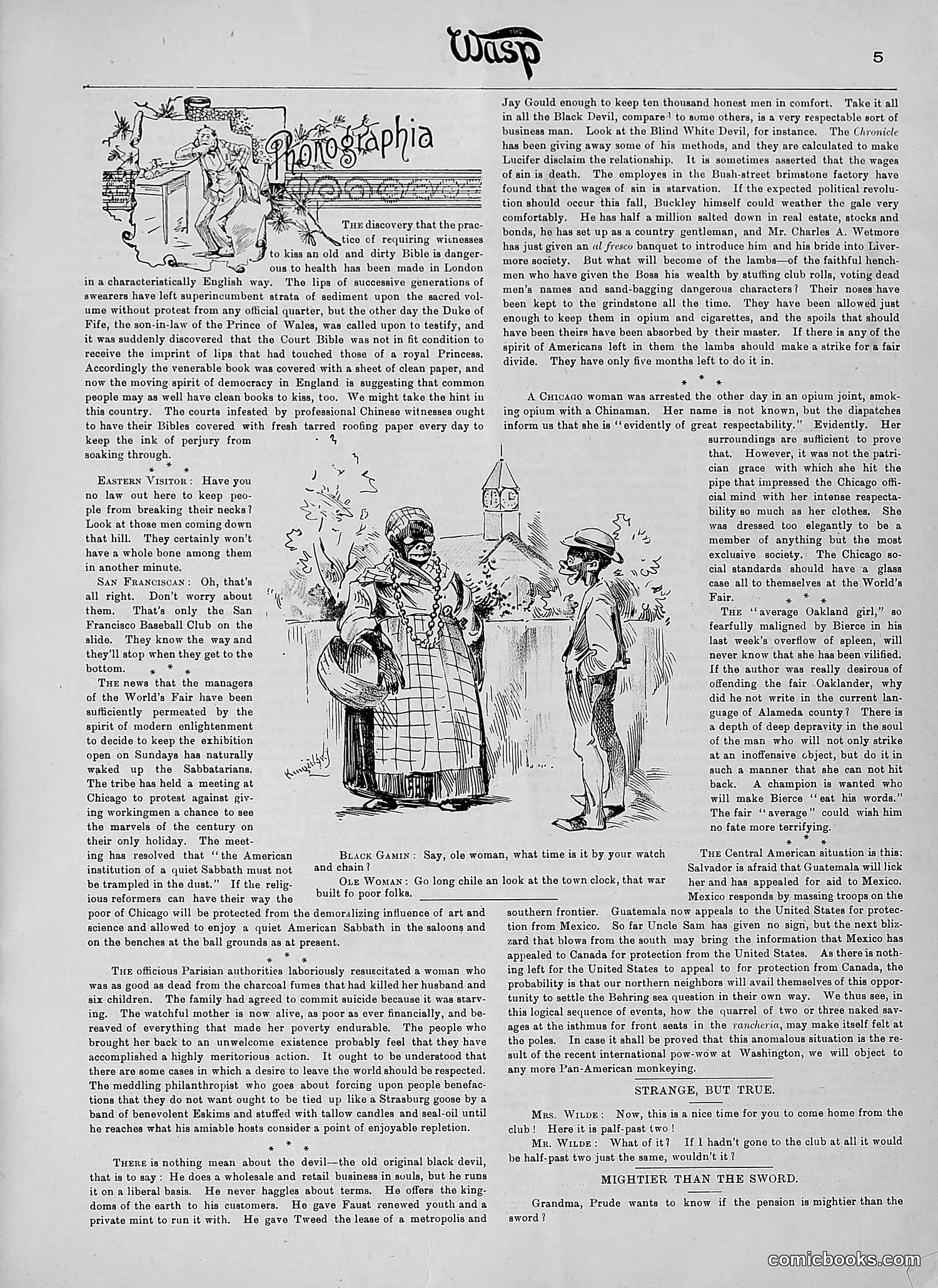 The Wasp — 1890 — page 116 of 504