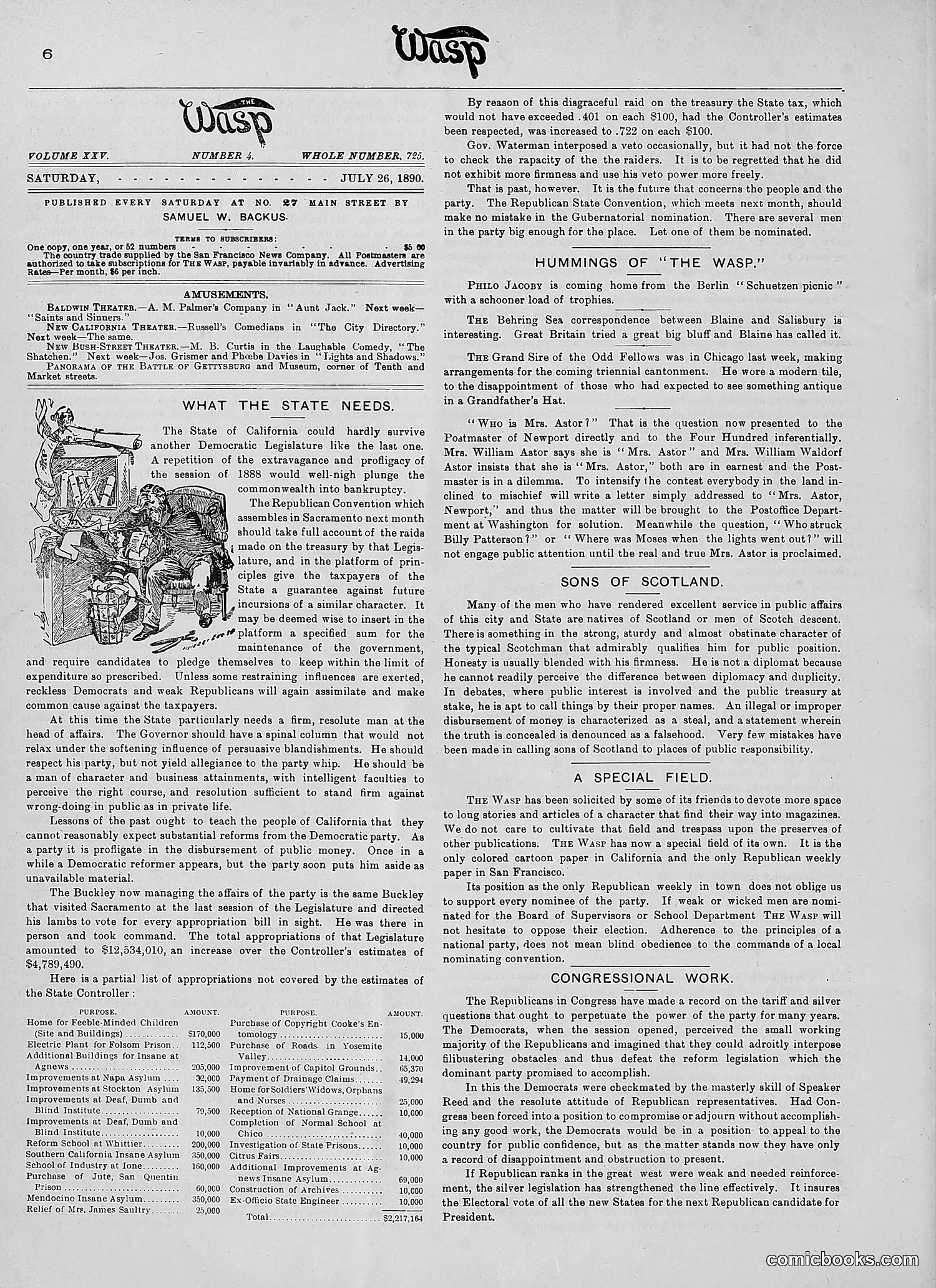The Wasp — 1890 — page 117 of 504
