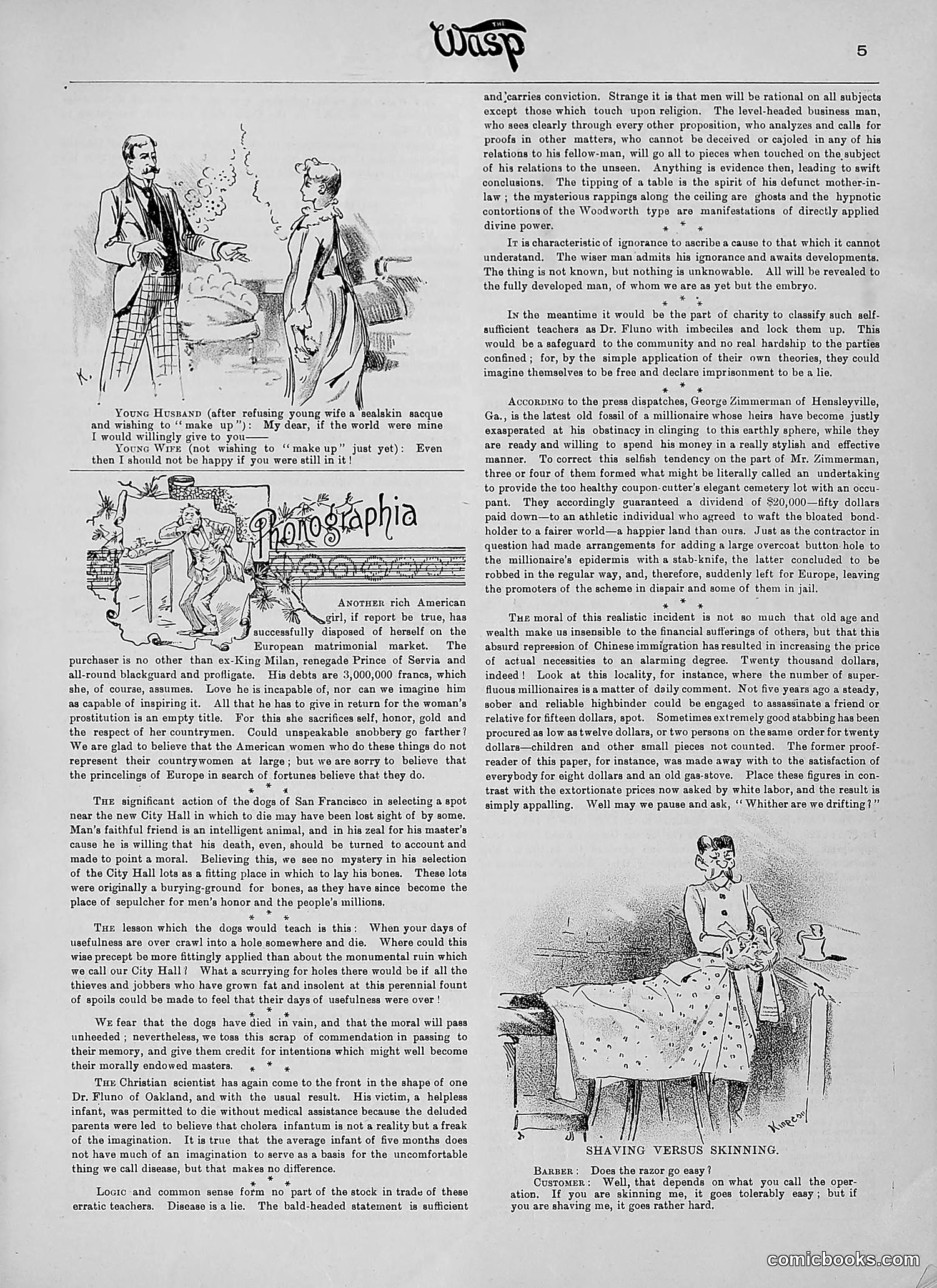 The Wasp — 1890 — page 136 of 504