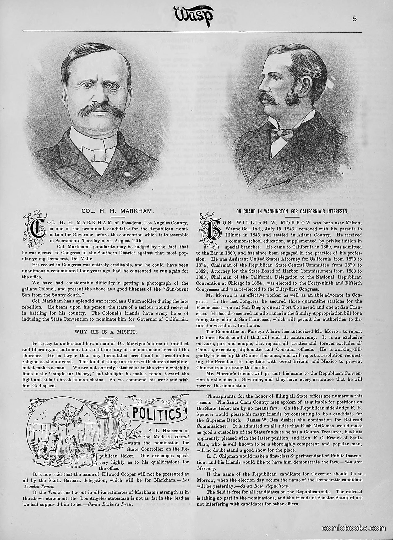 The Wasp — 1890 — page 156 of 504
