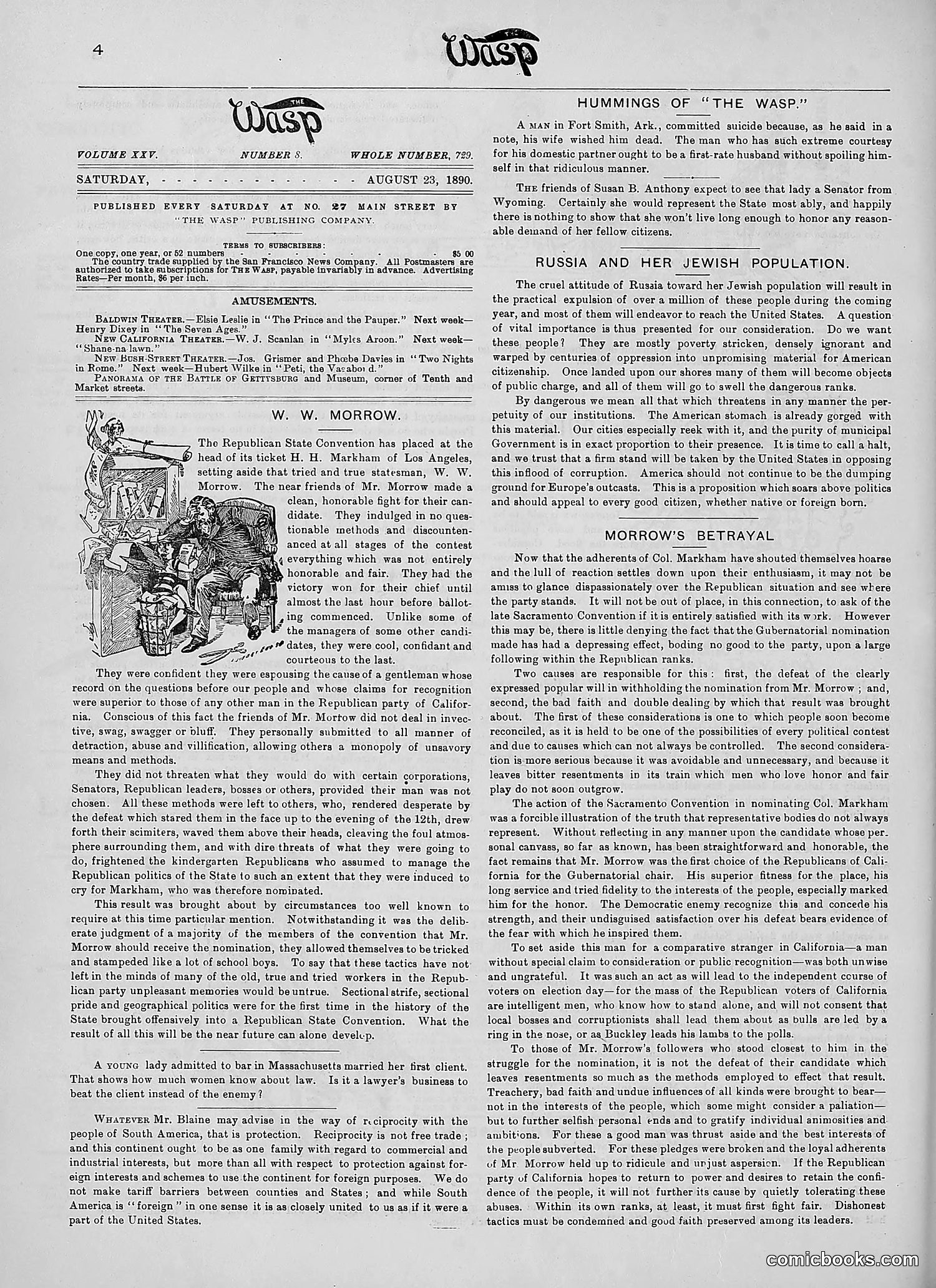 The Wasp — 1890 — page 187 of 504