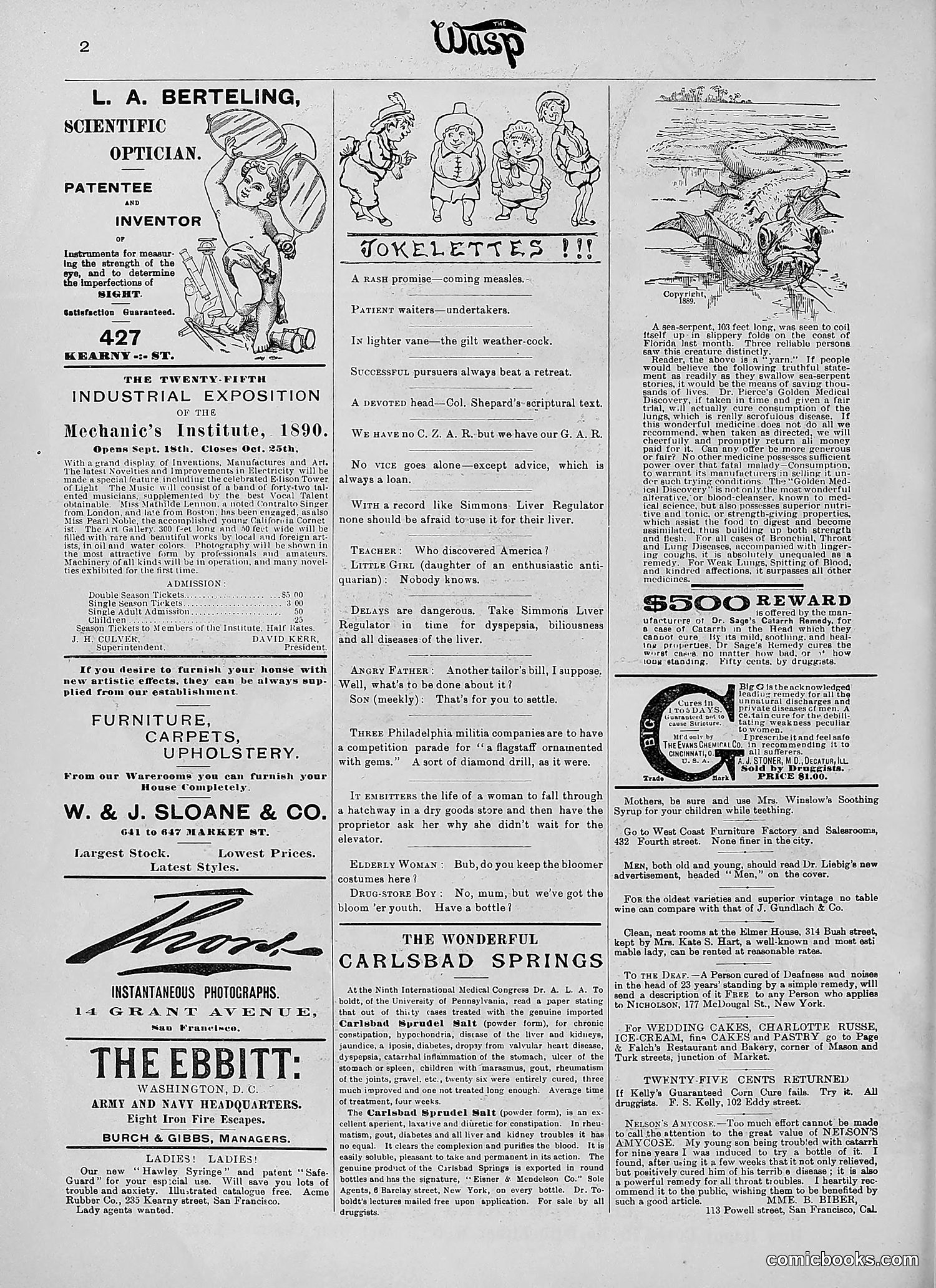 The Wasp — 1890 — page 267 of 504