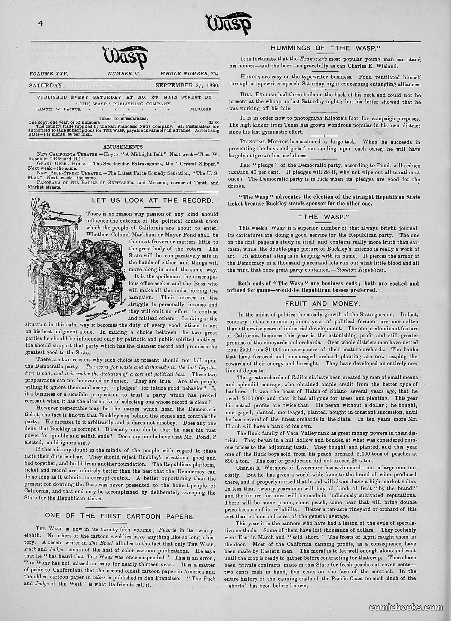 The Wasp — 1890 — page 269 of 504