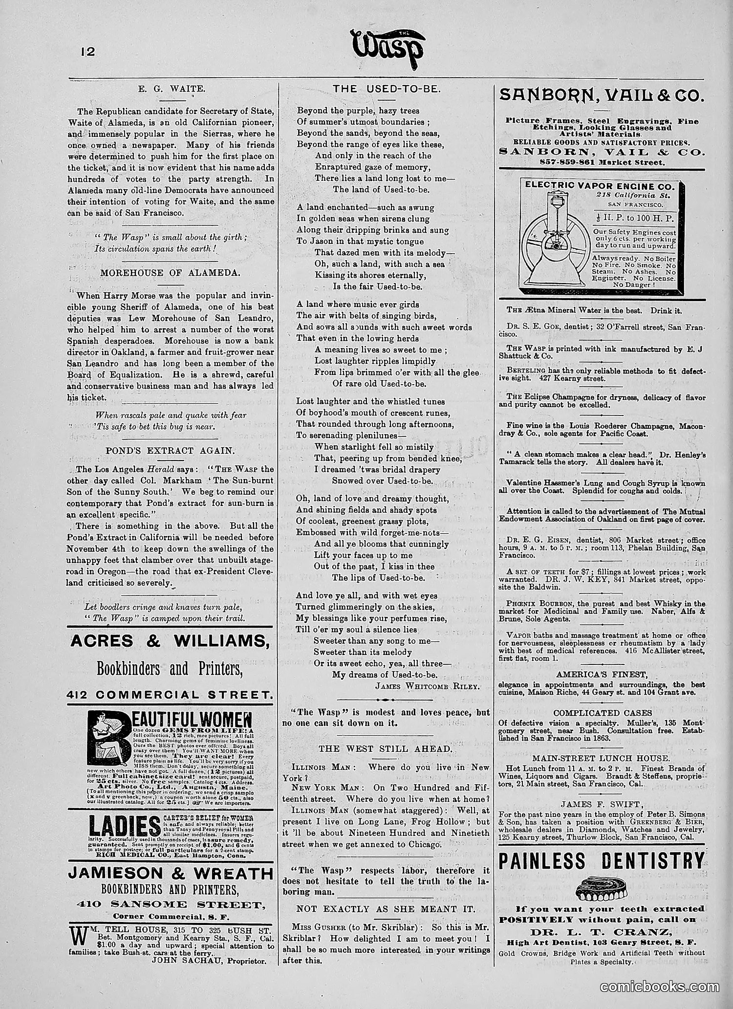 The Wasp — 1890 — page 295 of 504