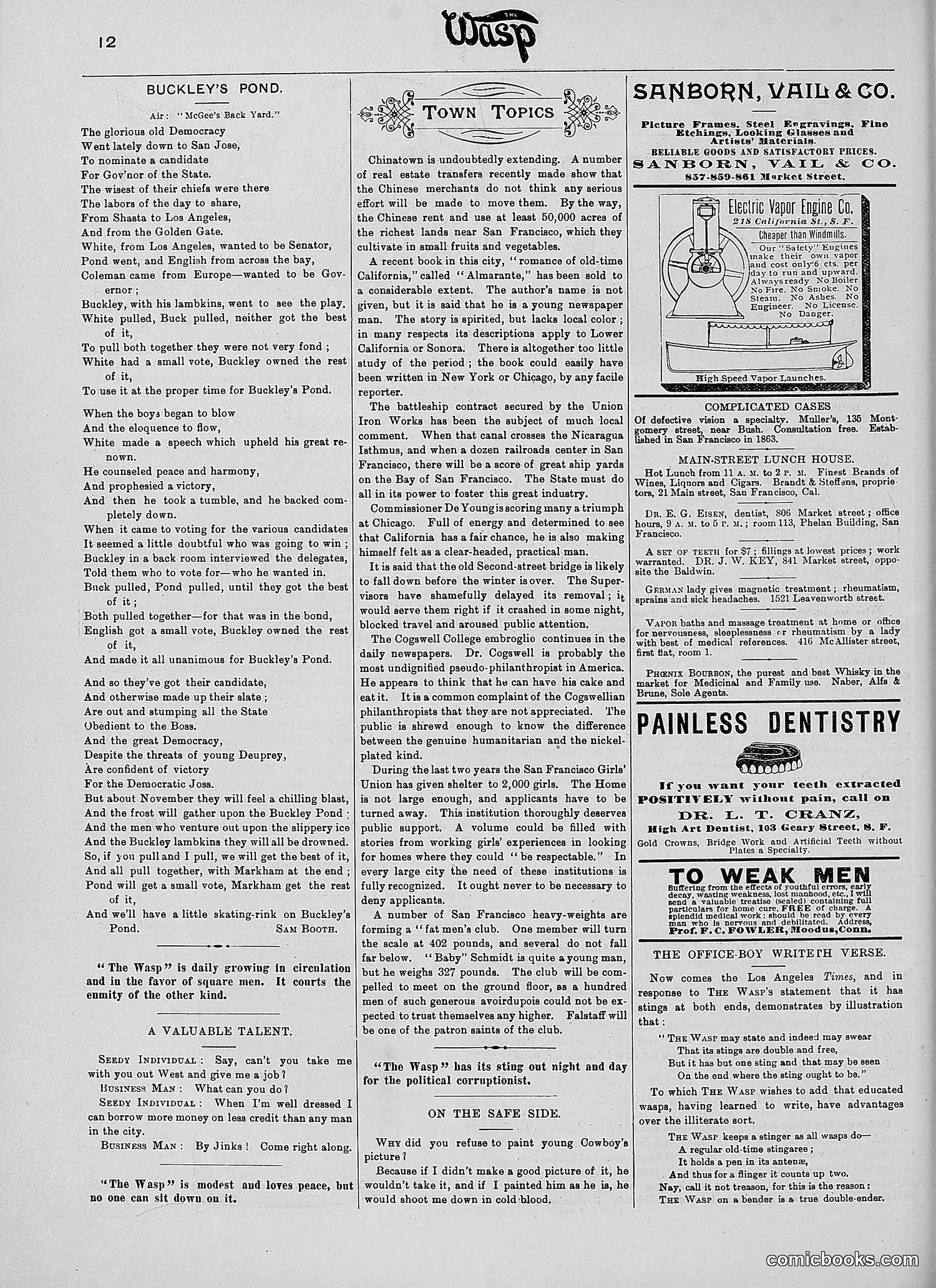 The Wasp — 1890 — page 313 of 504