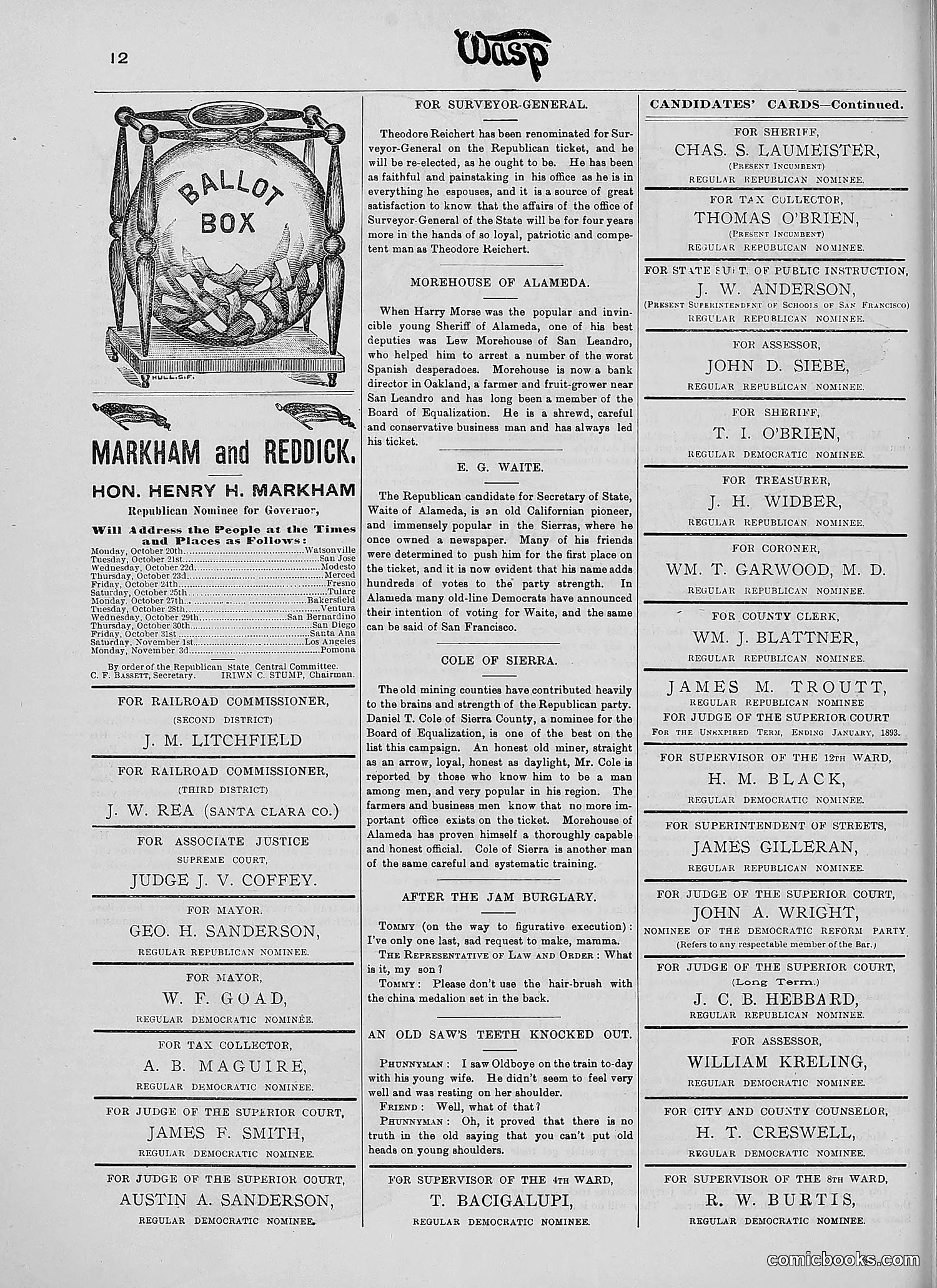 The Wasp — 1890 — page 329 of 504