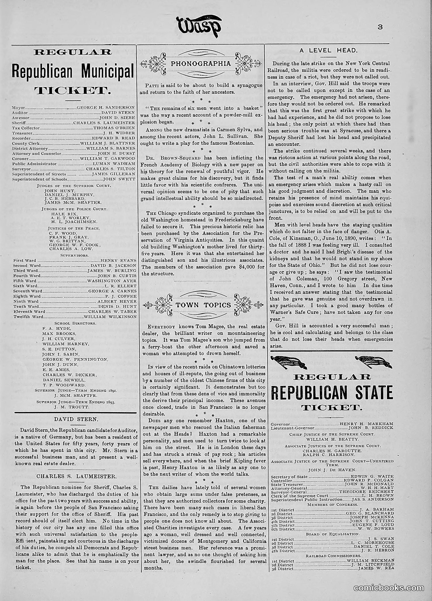 The Wasp — 1890 — page 352 of 504