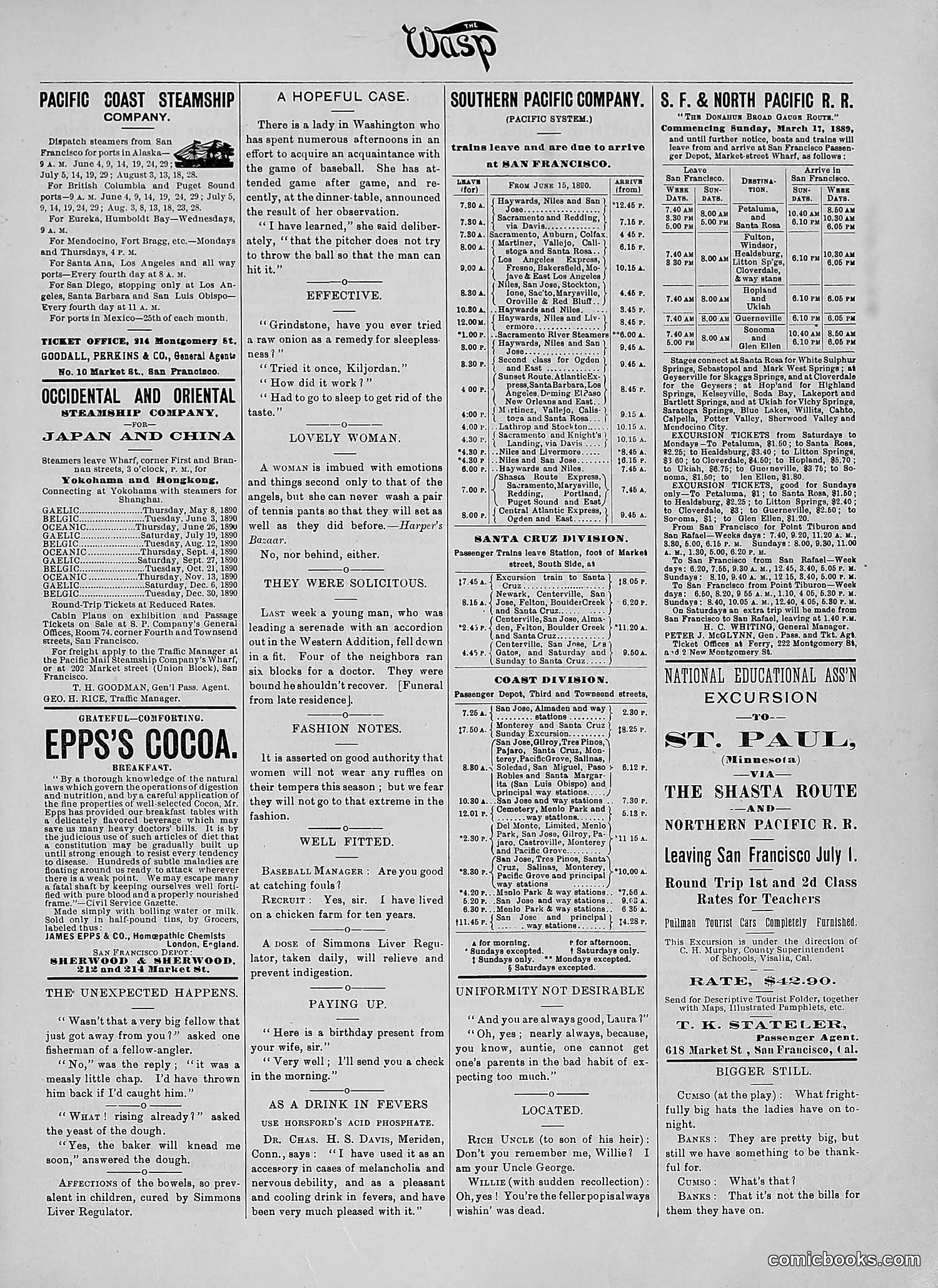 The Wasp — 1890 — page 50 of 504