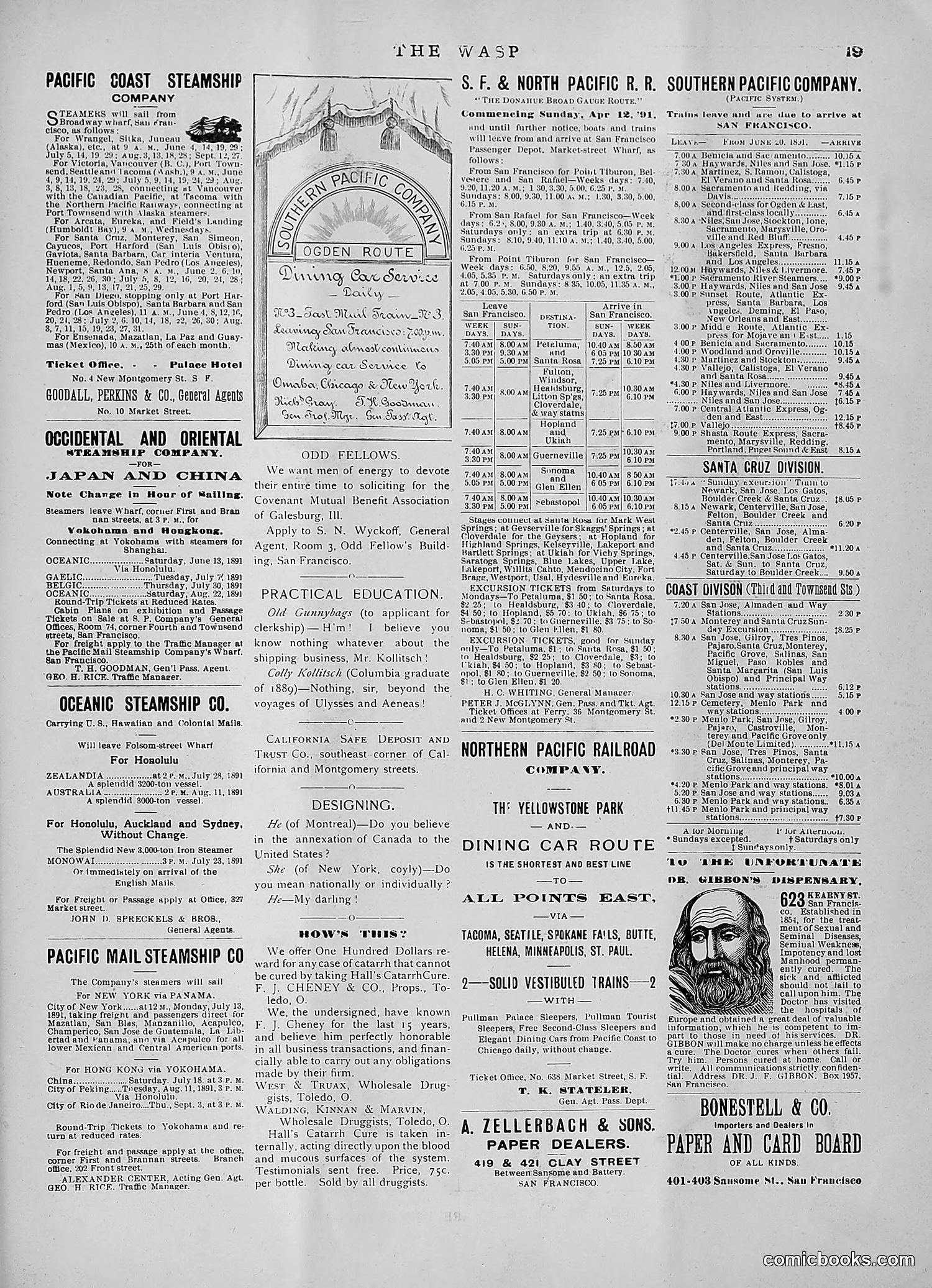 The Wasp — 1891 — page 106 of 546