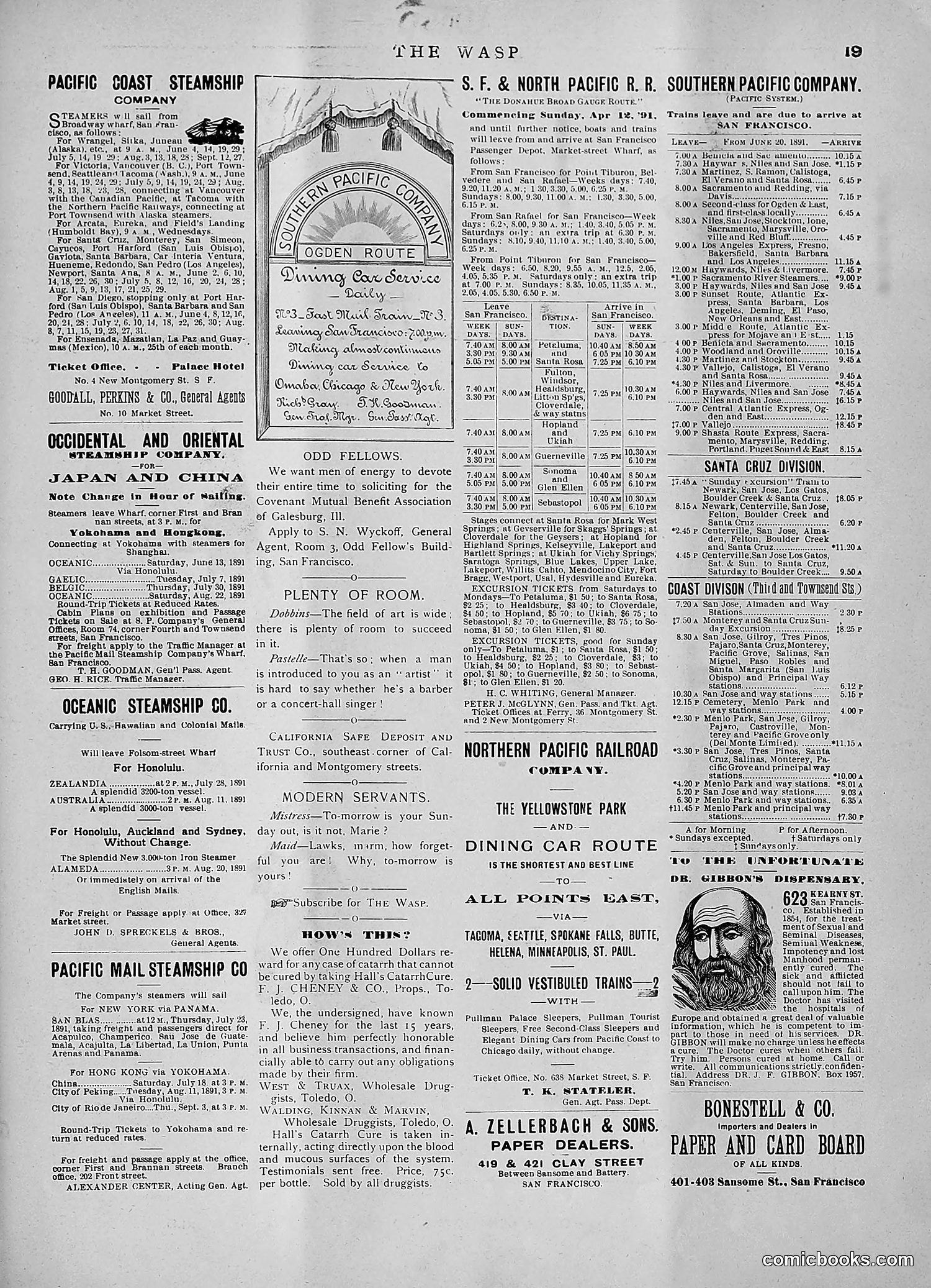 The Wasp — 1891 — page 126 of 546