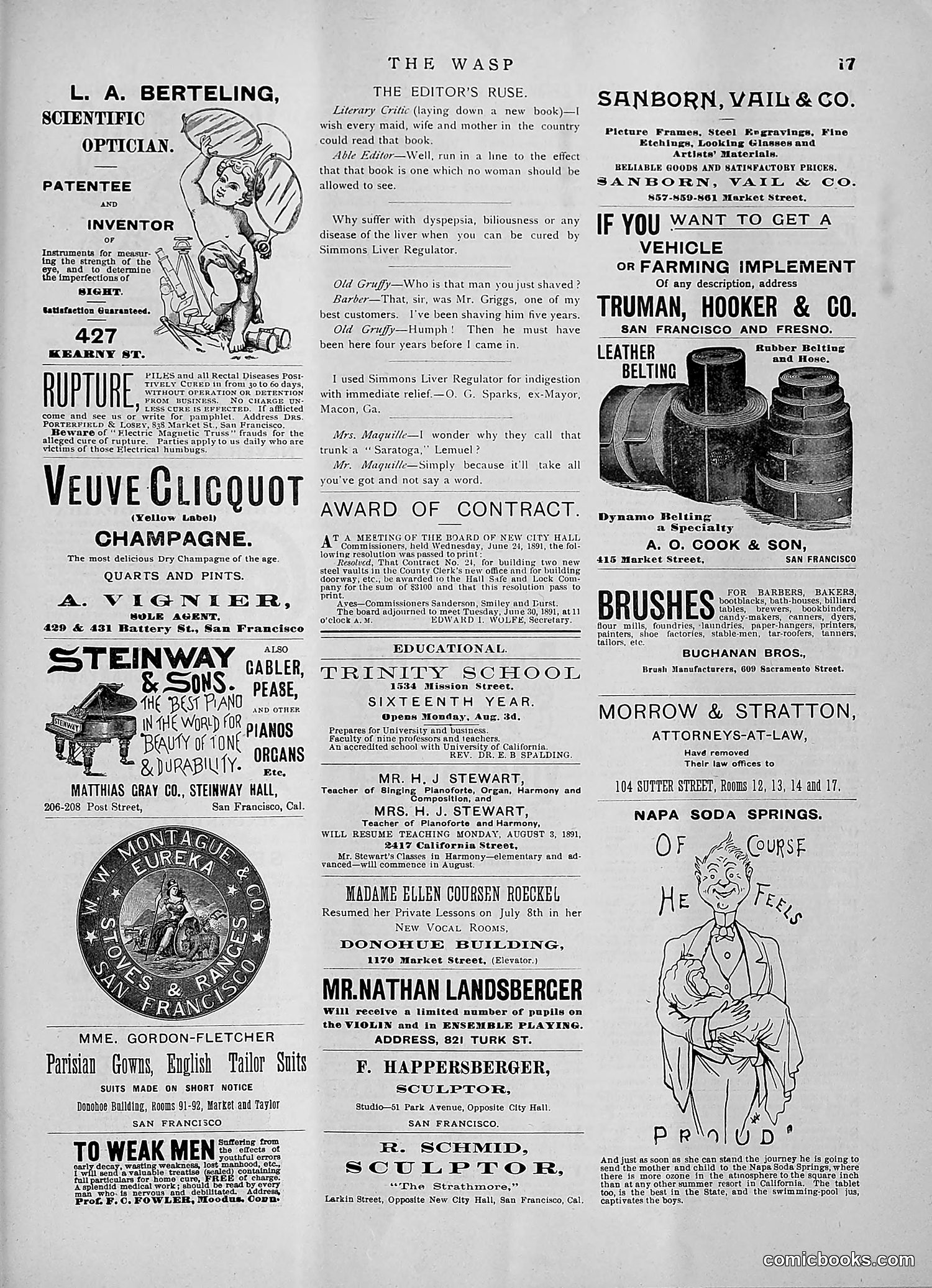 The Wasp — 1891 — page 146 of 546